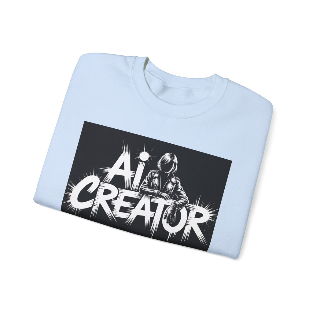 AI Creator  "Digital Rebel" Unisex Heavy Blend™ Crewneck Sweatshirt