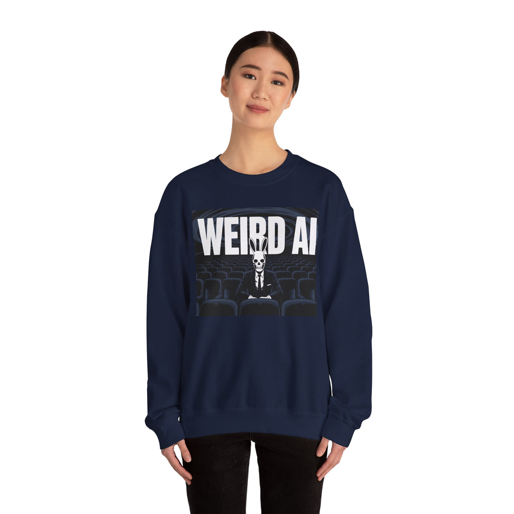 WEIRD AI " Backrooms Theater "  Unisex Heavy Blend™ Crewneck Sweatshirt