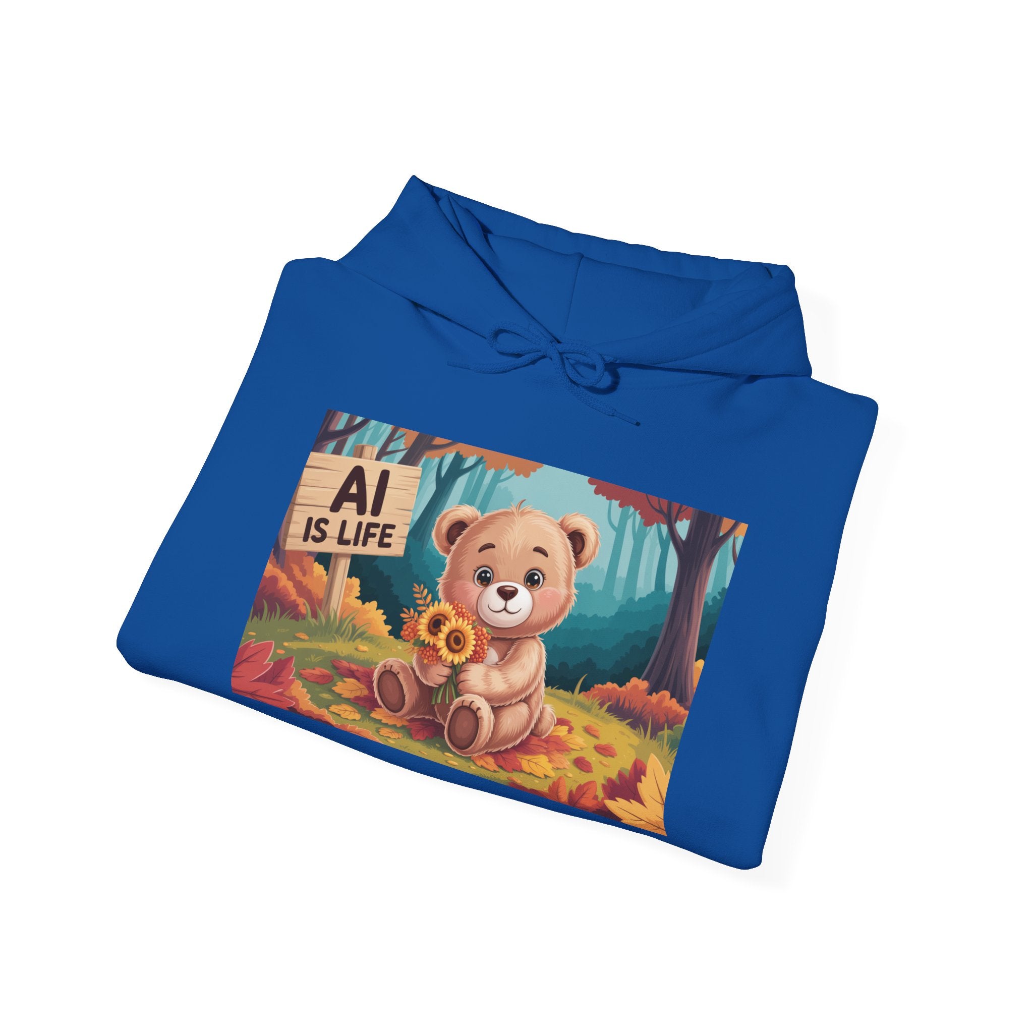 AI IS LIFE  " Cuddle Code "  Unisex Heavy Blend™ Hooded Sweatshirt