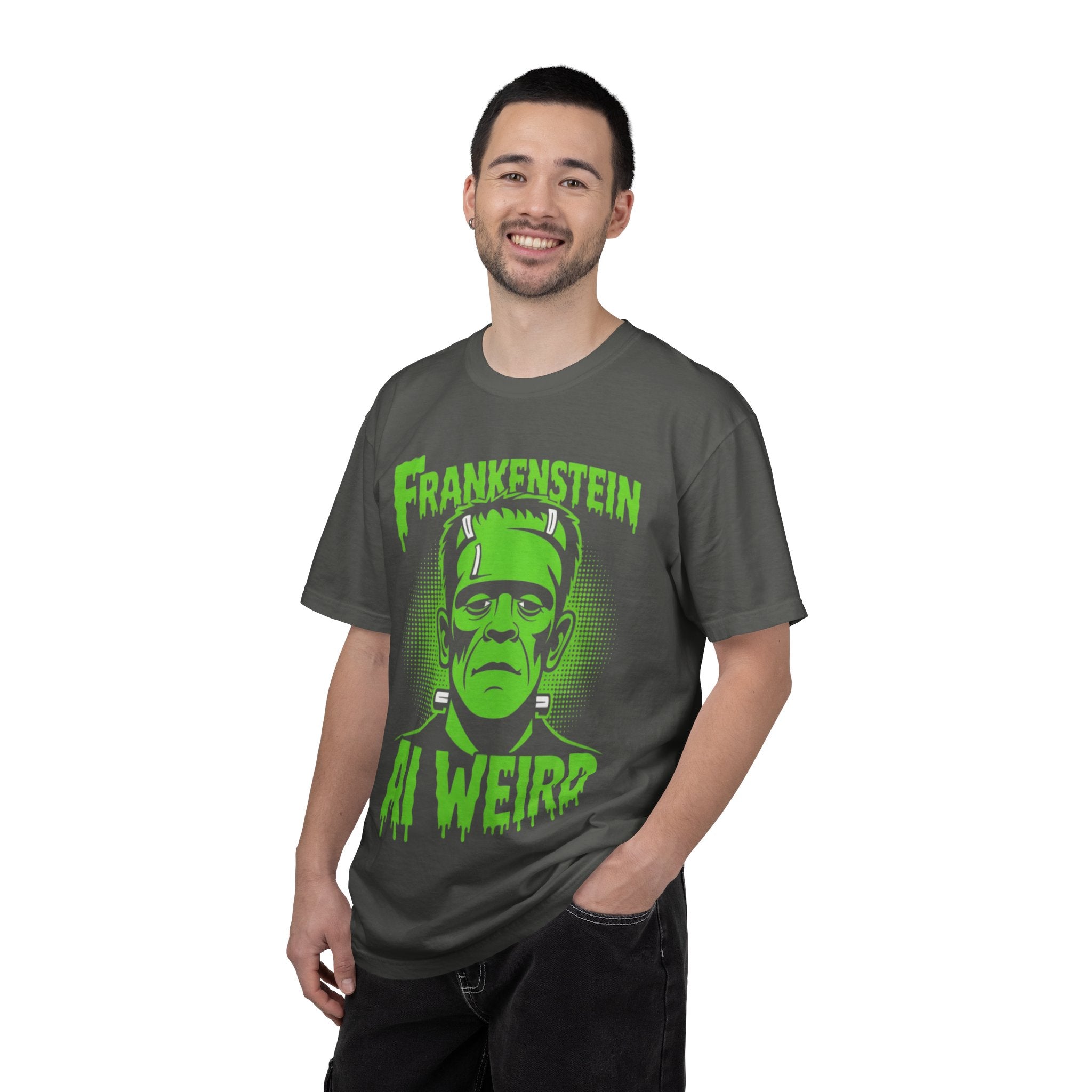 AI Weird  "Frankenbyte" Unisex Garment-Dyed T-shirt