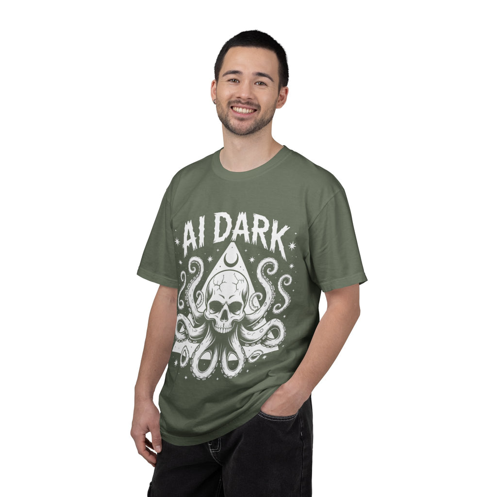 AI Dark  "Nightmare Network"  Unisex Garment-Dyed T-shirt