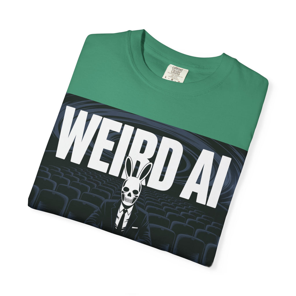 WEIRD AI  " Backrooms Theater " Unisex Garment-Dyed T-shirt