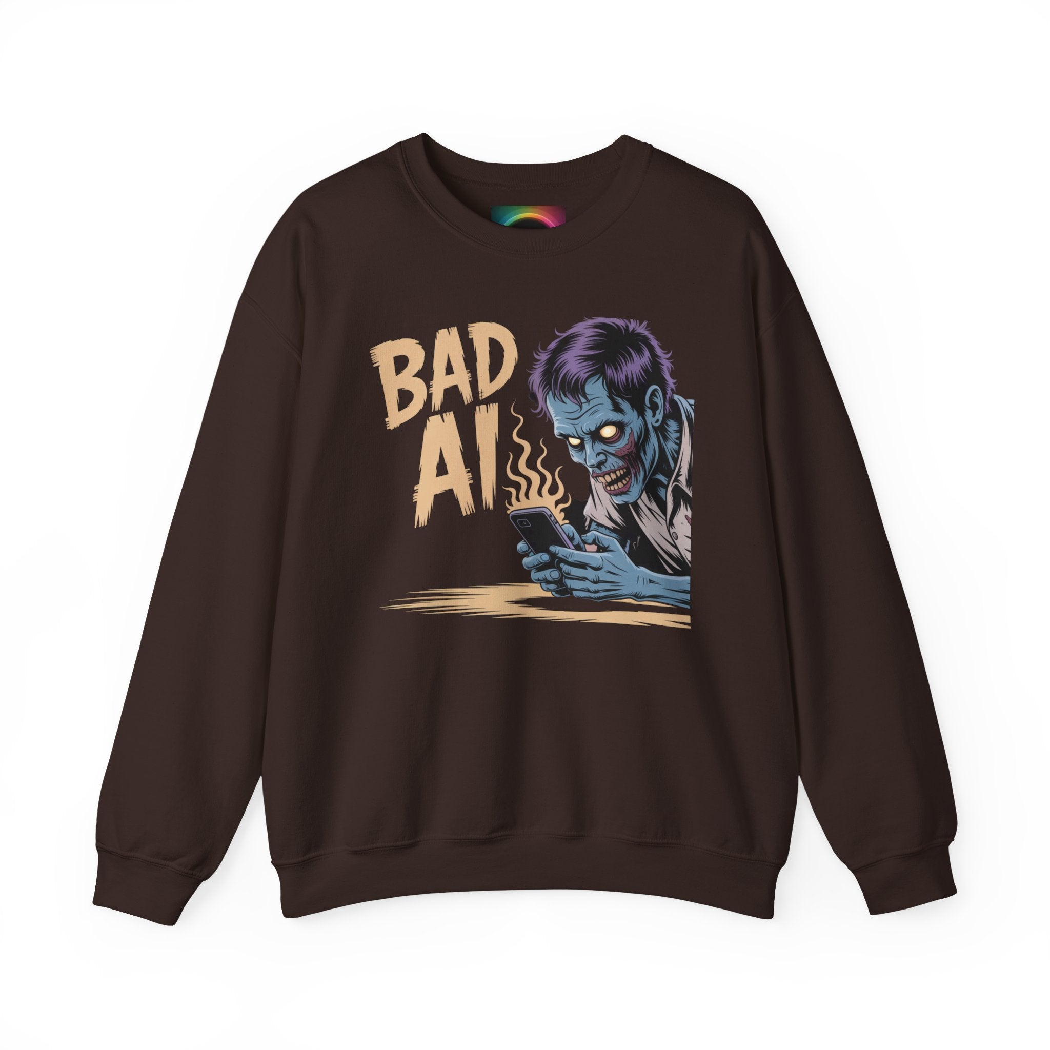 Bad AI "ZOMBIE SCROLL" Unisex Heavy Blend™ Hooded Sweatshirt
