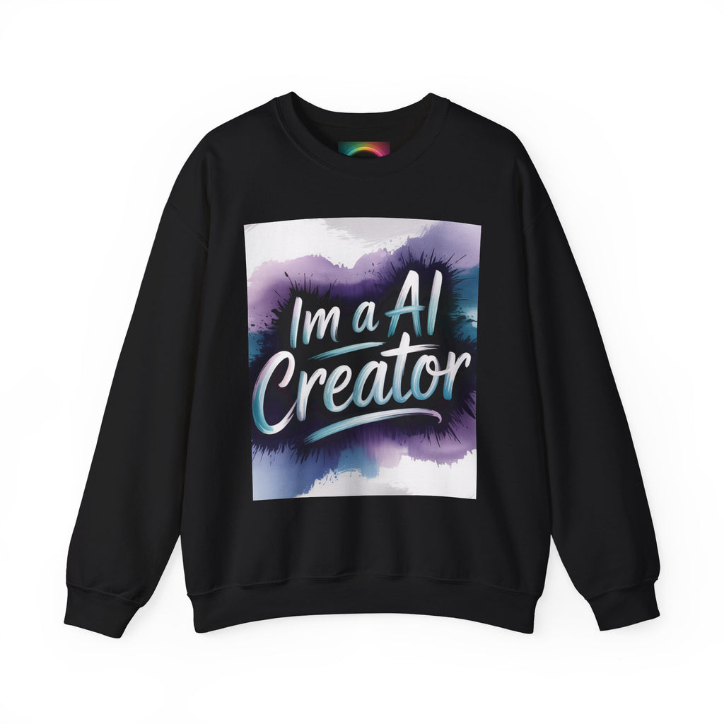 I’m a AI Creator "DIGITAL BRUSHSTROKE" Unisex Garment-Dyed Sweatshirt