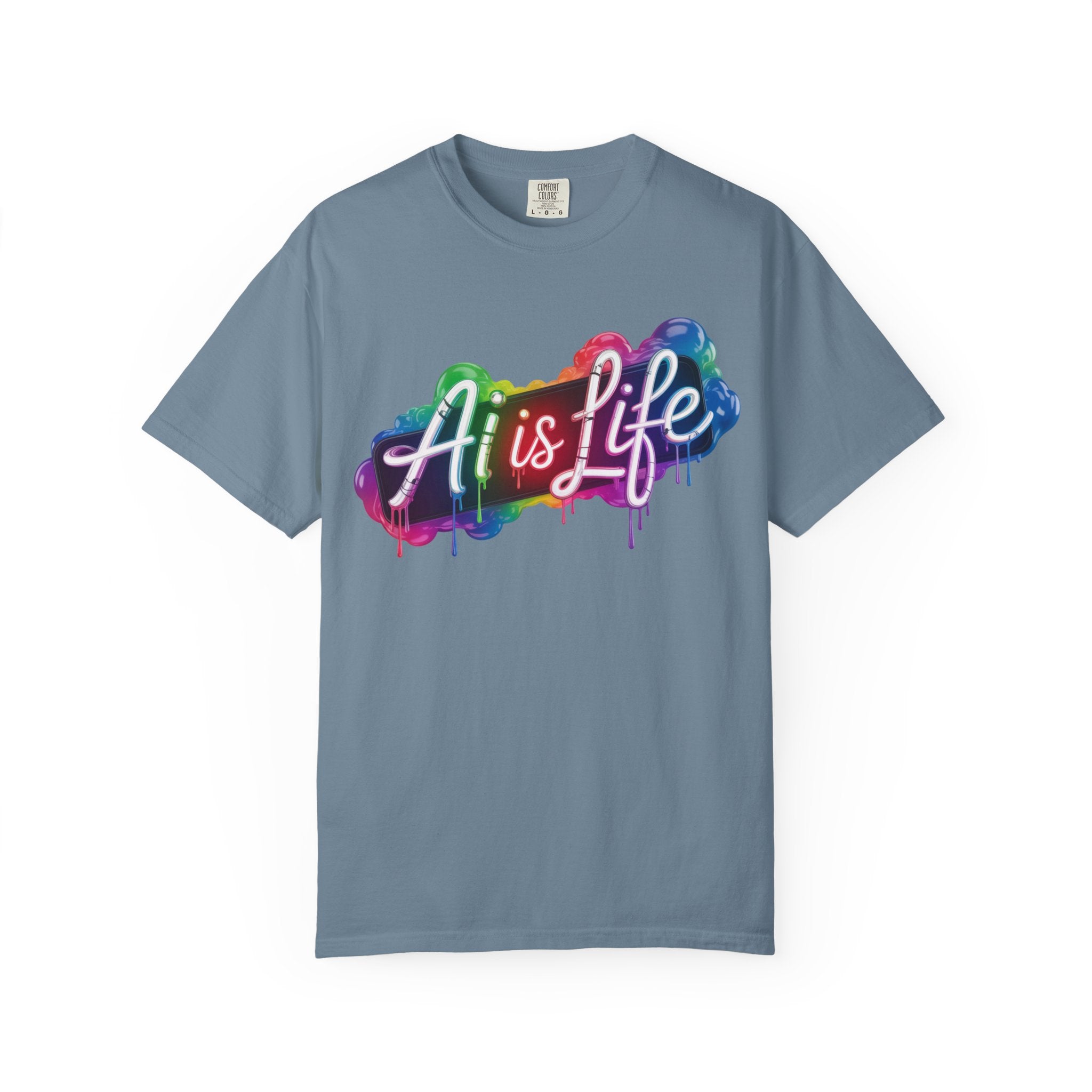 AI is LIFE  “PipeDream Intelligence”  Heavy Blend™ Crewneck T-Shirt