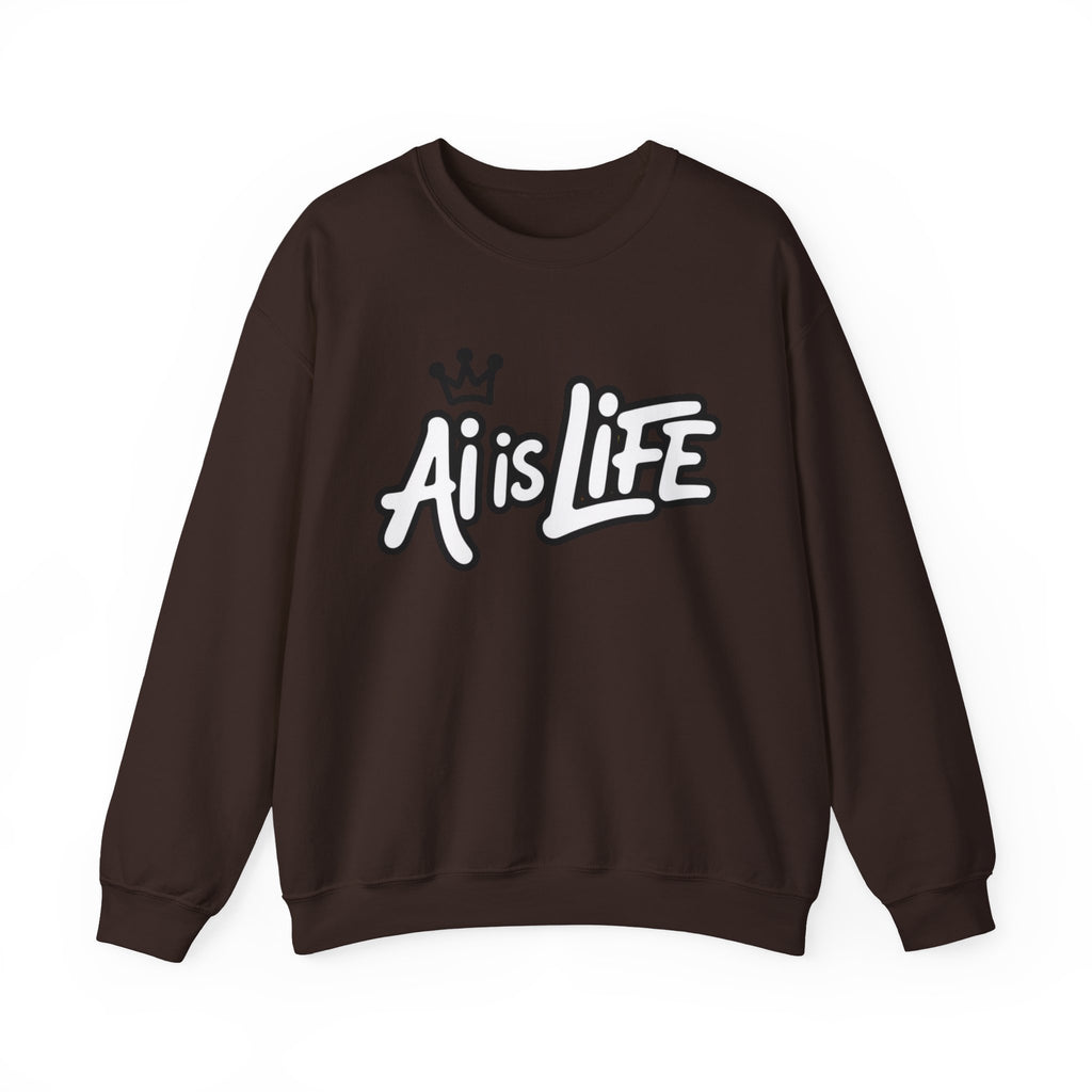 Ai is Life  "Crown Circuit" Unisex Heavy Blend™ Crewneck Sweatshirt