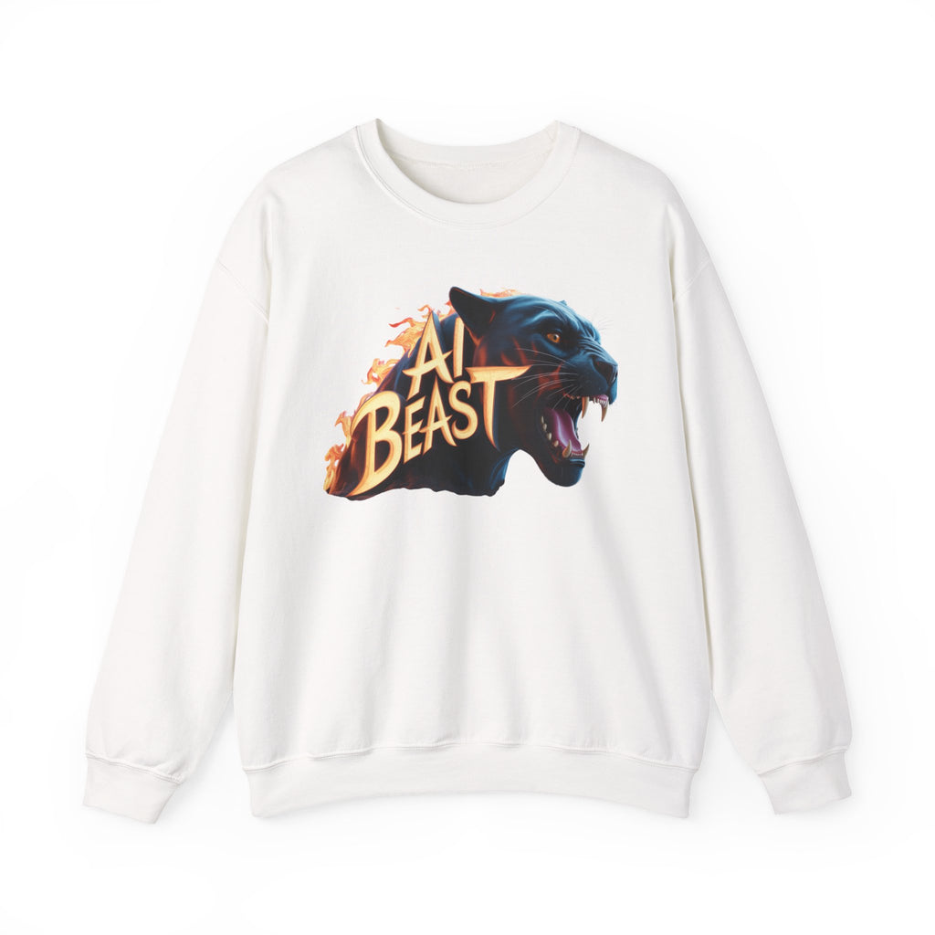 AI BEAST  "Wildfire Algorithm" Unisex Heavy Blend™ Crewneck Sweatshirt
