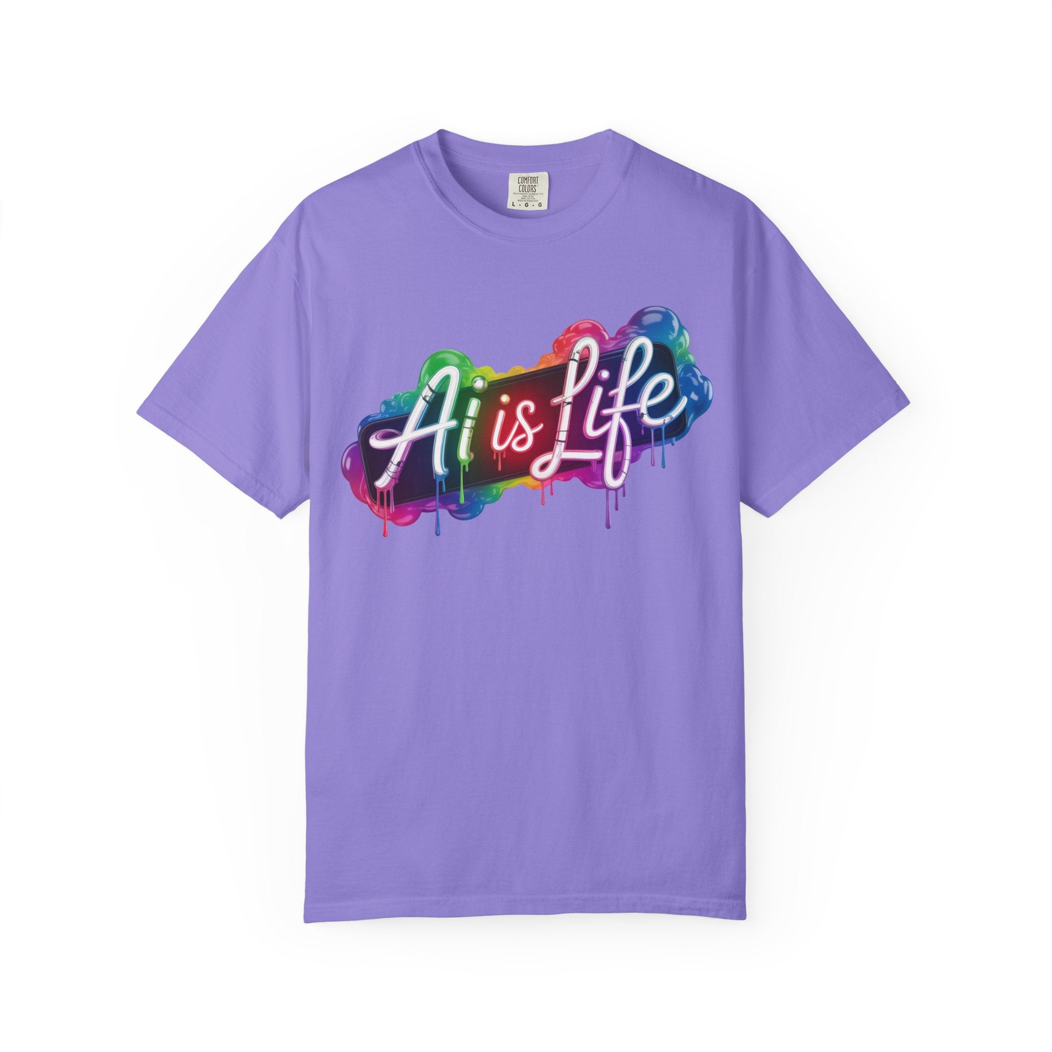 AI is LIFE  “PipeDream Intelligence”  Heavy Blend™ Crewneck T-Shirt
