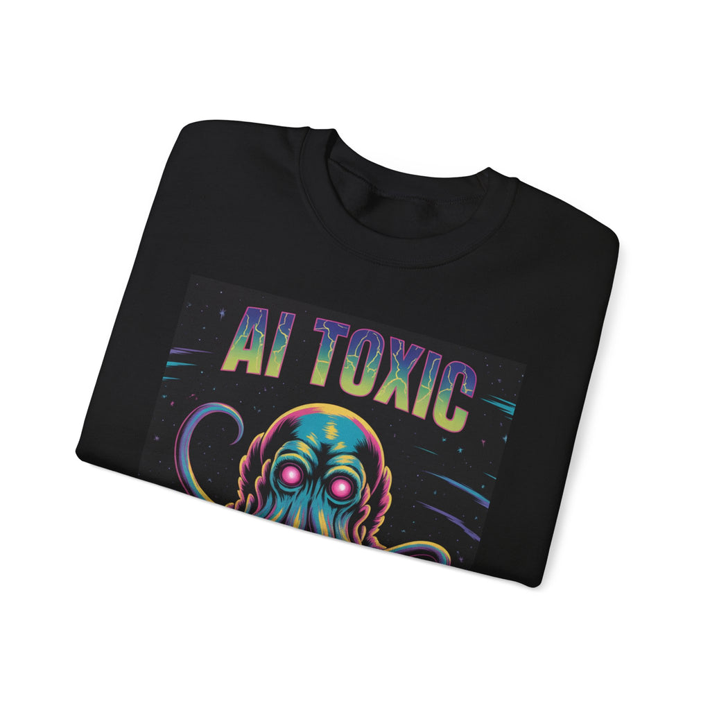 AI TOXIC  "Data Overlord" Unisex Heavy Blend™ Crewneck Sweatshirt