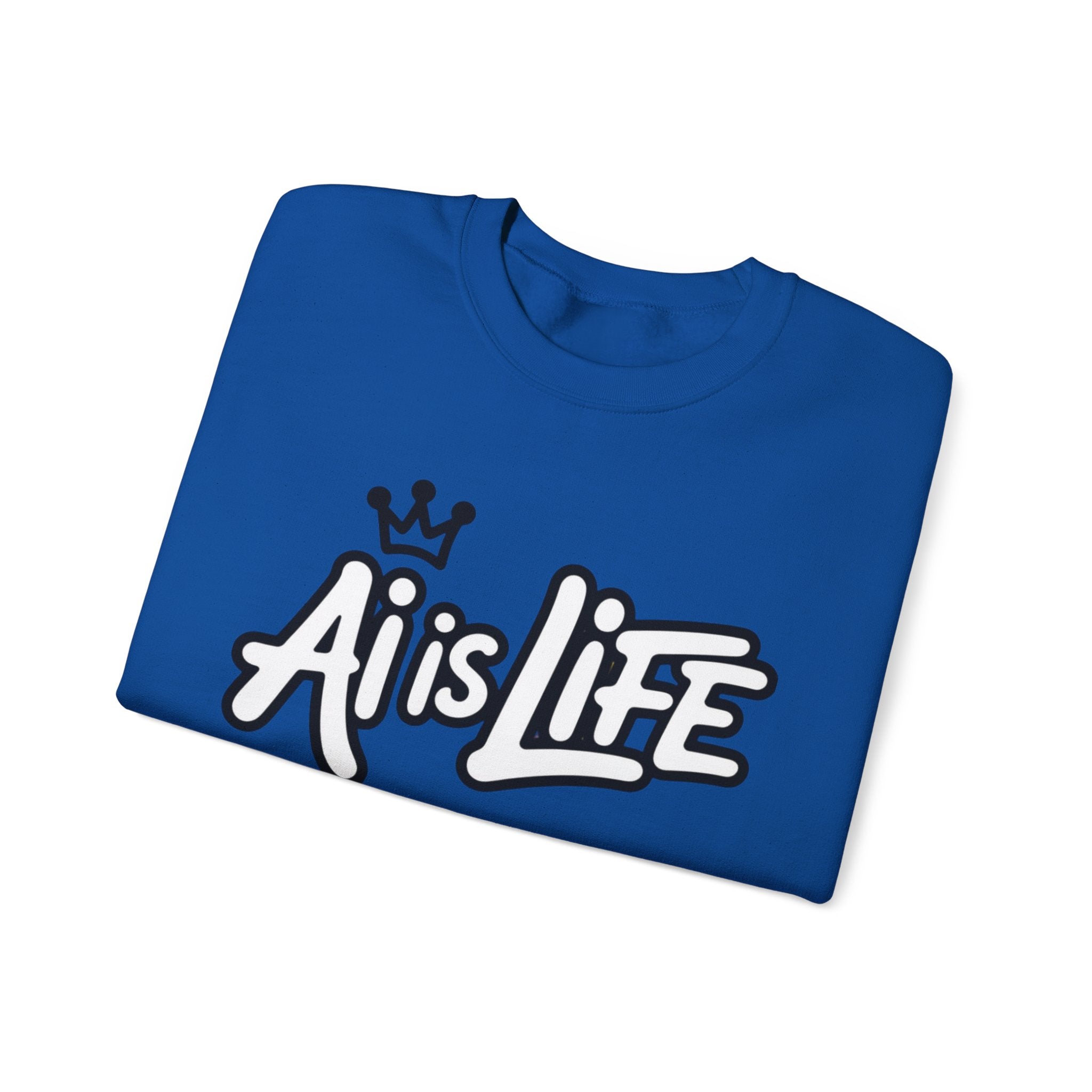 Ai is Life  "Crown Circuit" Unisex Heavy Blend™ Crewneck Sweatshirt