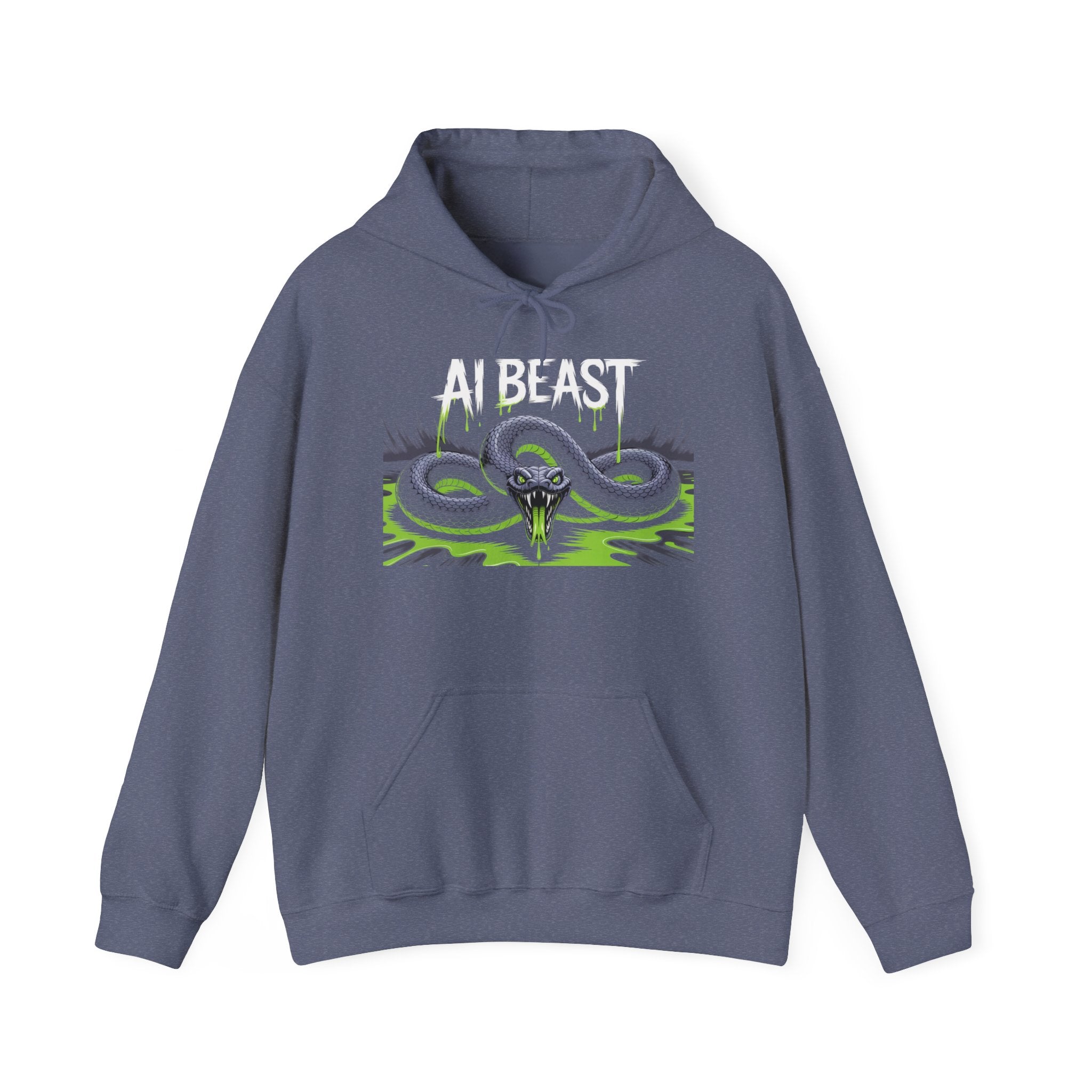 AI BEAST "Digital Venom" Unisex Heavy Blend™ Crewnwck Hoodie