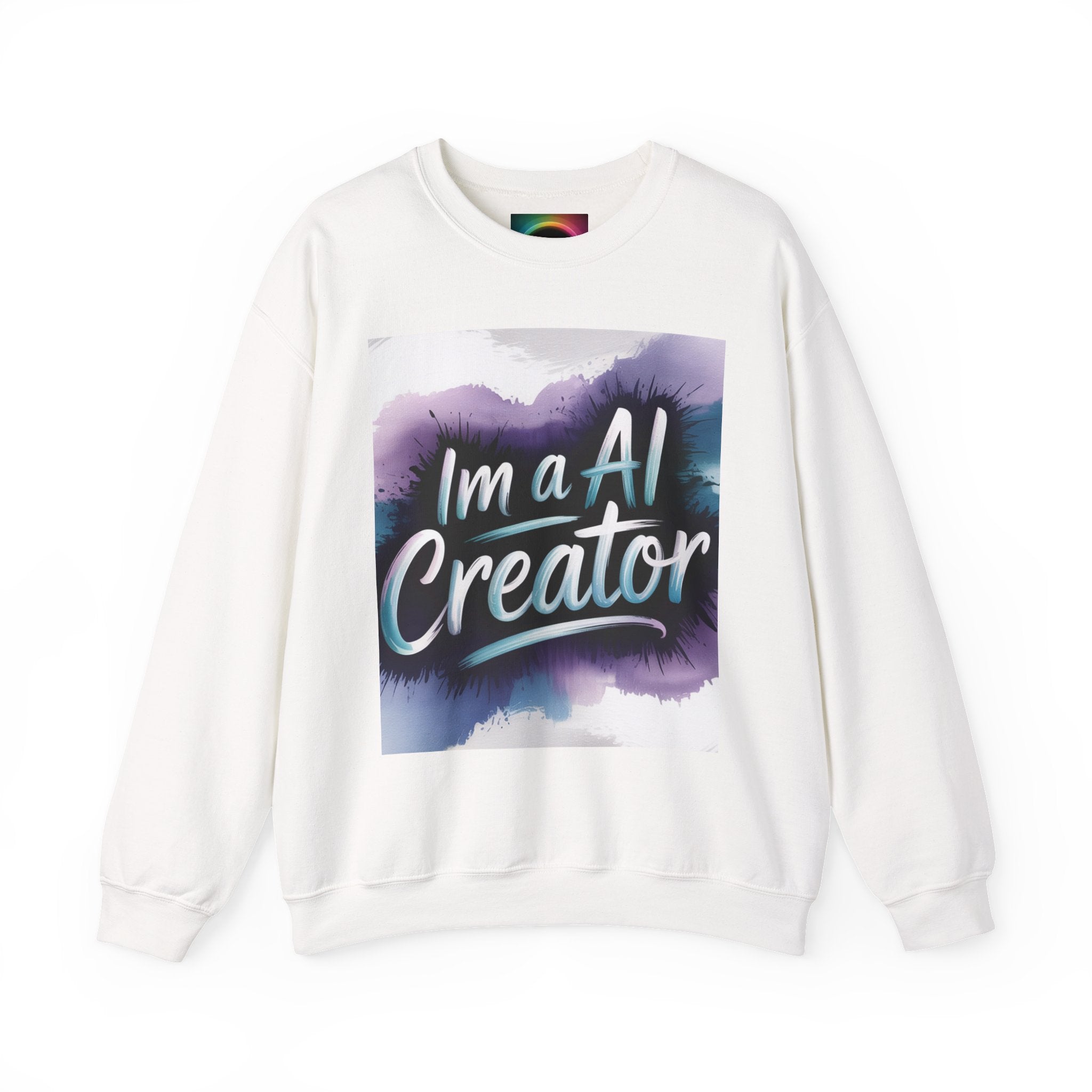 I’m a AI Creator "DIGITAL BRUSHSTROKE" Unisex Garment-Dyed Sweatshirt