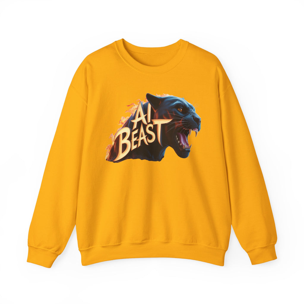 AI BEAST  "Wildfire Algorithm" Unisex Heavy Blend™ Crewneck Sweatshirt