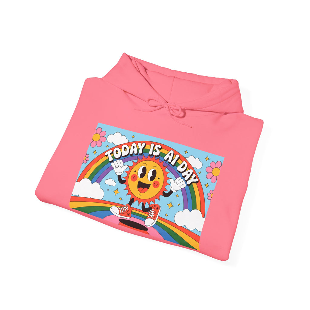 Today Is AI Day  "Sunshine Circuit" Unisex Sweatshirt, Fun Casual Wear