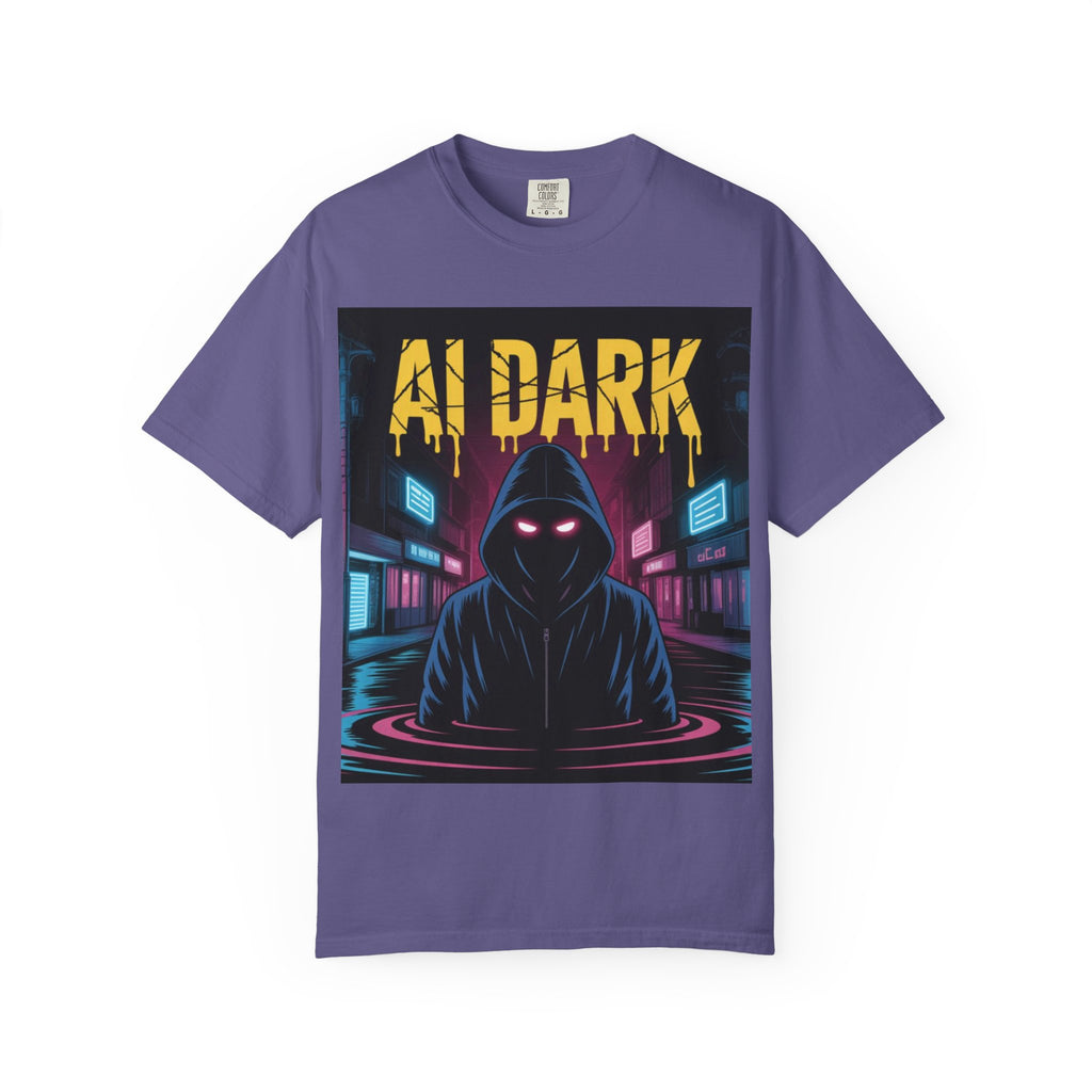 AI DARK  “Night Signal”  Unisex Garment-Dyed T-shirt