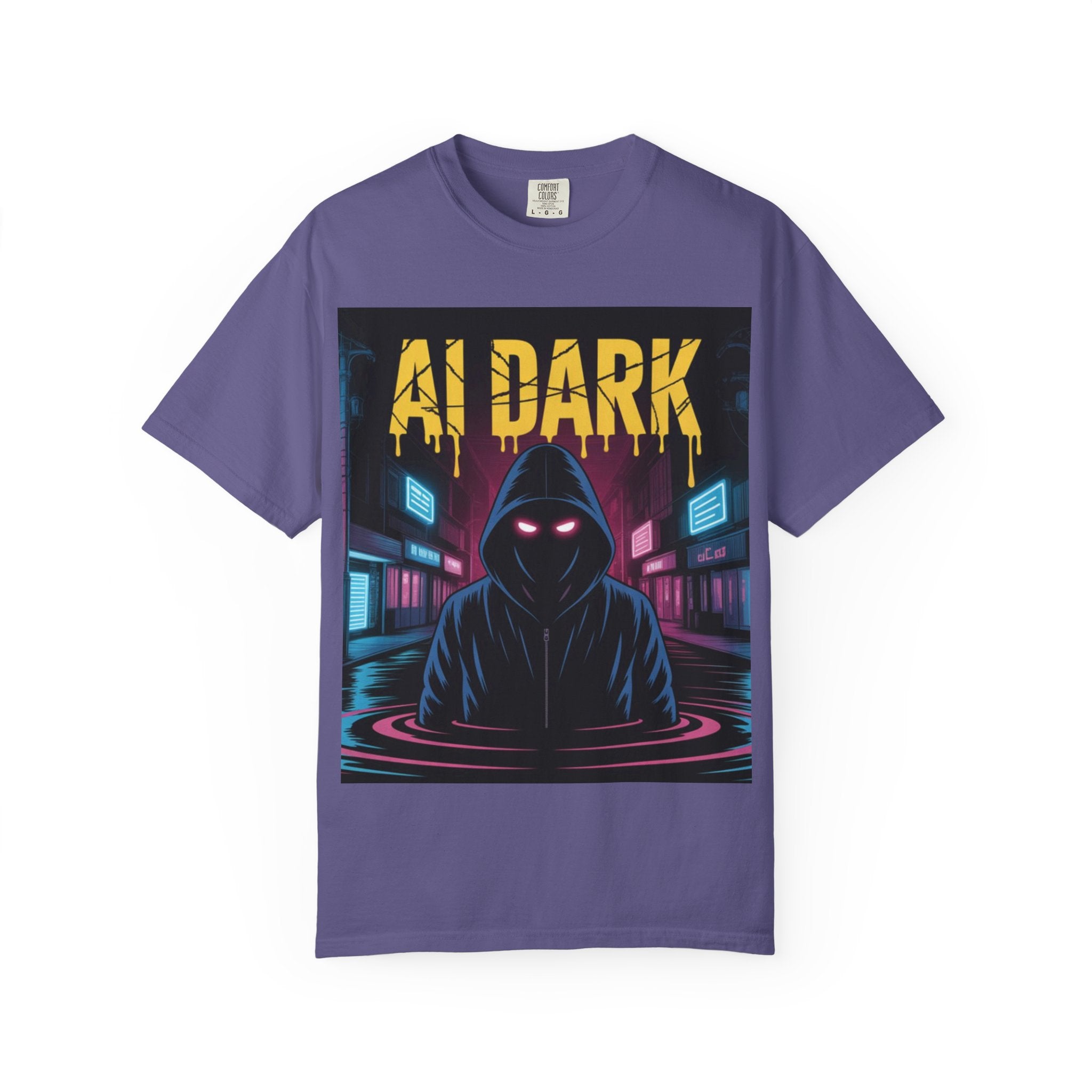 AI DARK  “Night Signal”  Unisex Garment-Dyed T-shirt