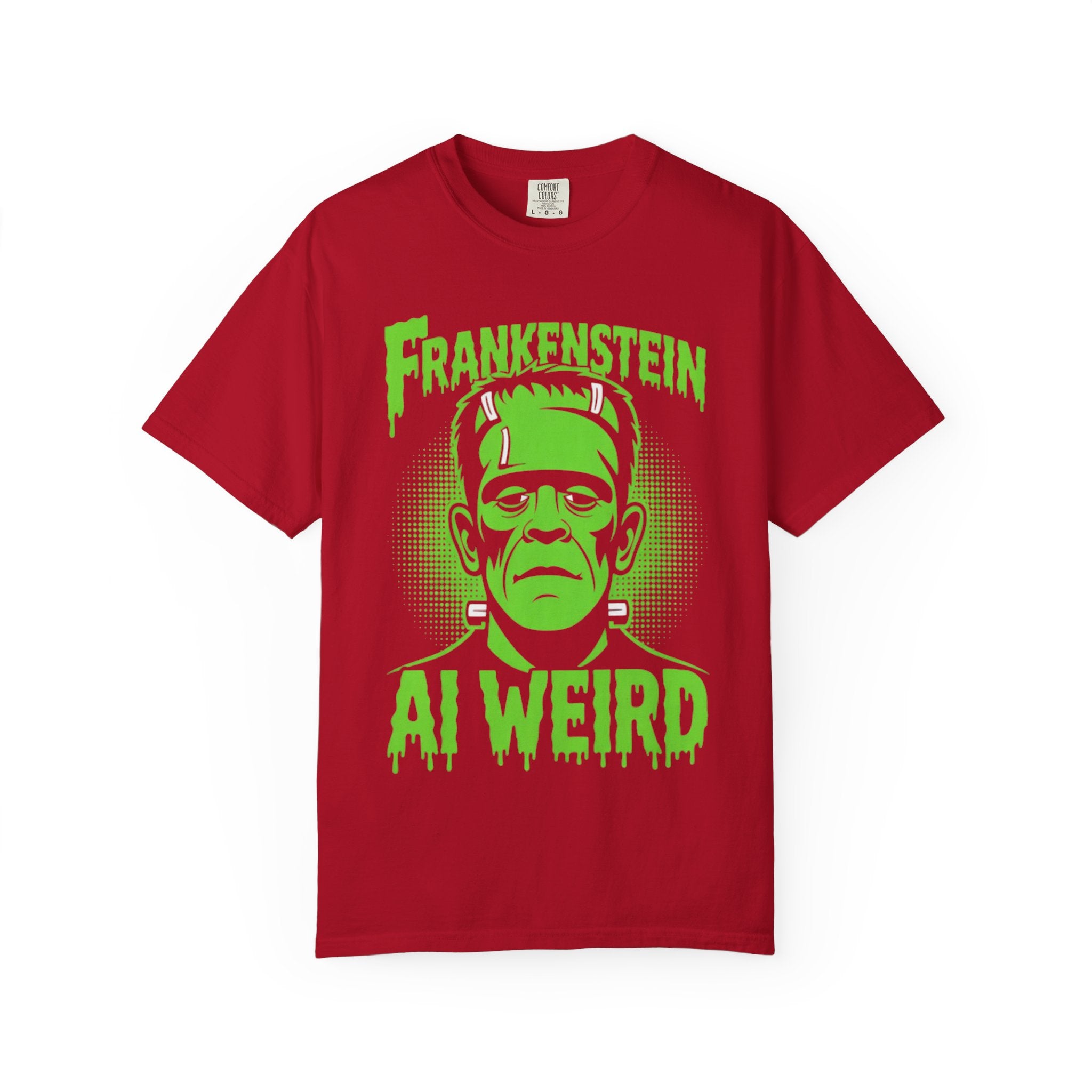 AI Weird  "Frankenbyte" Unisex Garment-Dyed T-shirt