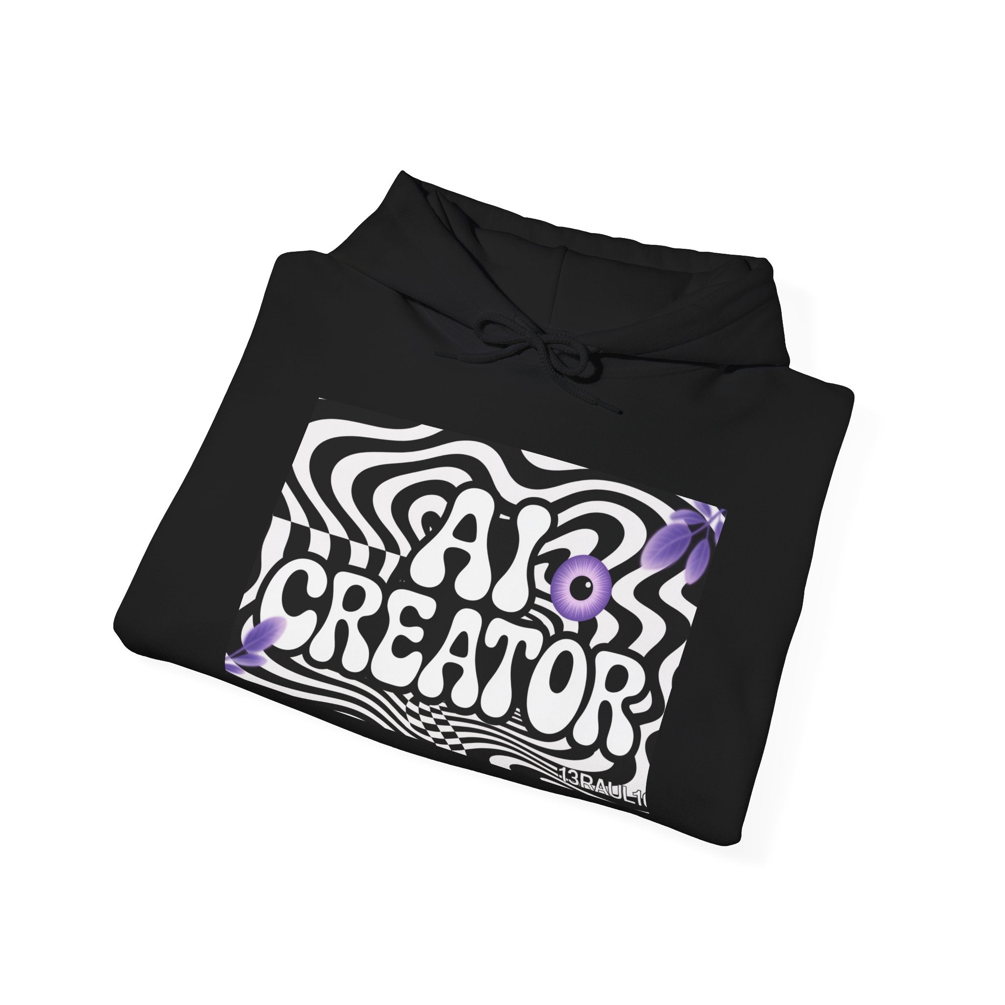 AI Creator  "Optic Loop" Unisex Heavy Blend™ Hooded Sweatshirt