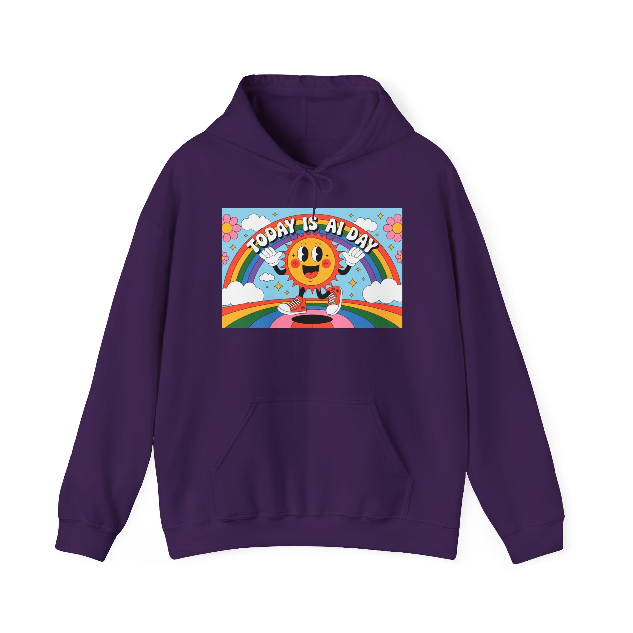 Today Is AI Day  "Sunshine Circuit" Unisex Sweatshirt, Fun Casual Wear
