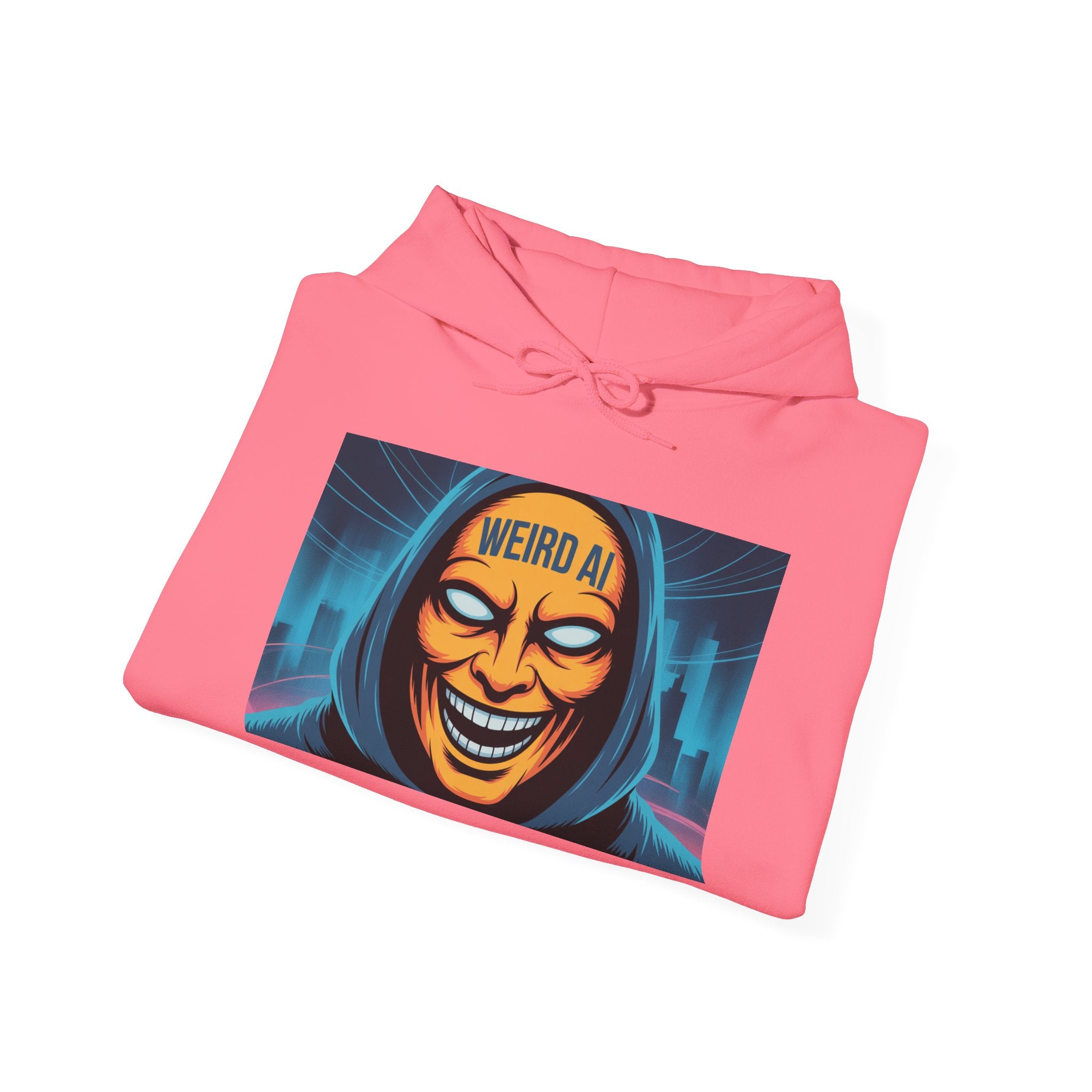 Weird AI "Masked Mode" Unisex Heavy Blend™ Hooded Sweatshirt