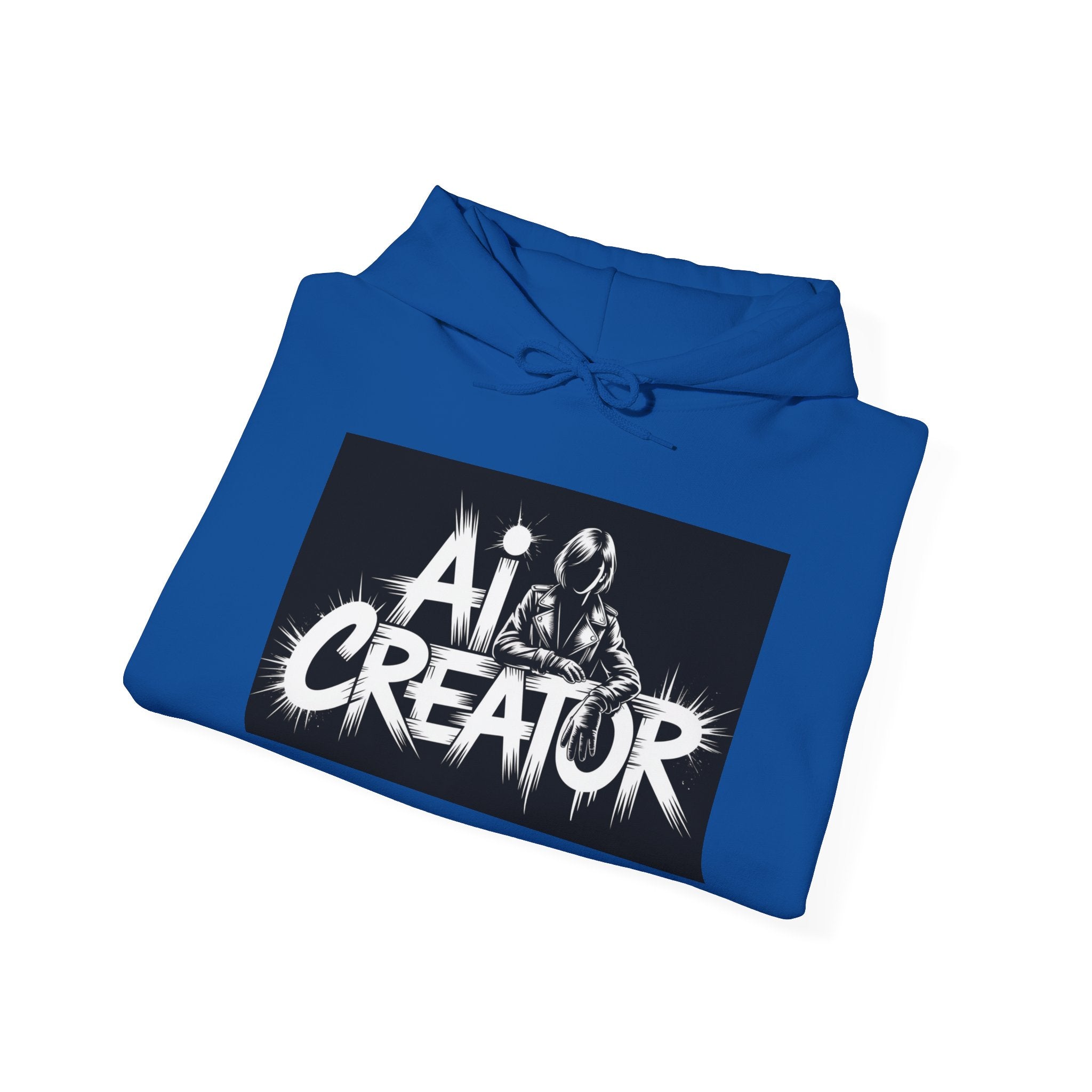 AI Creator  "Digital Rebel" Unisex Heavy Blend™ Hooded Sweatshirt