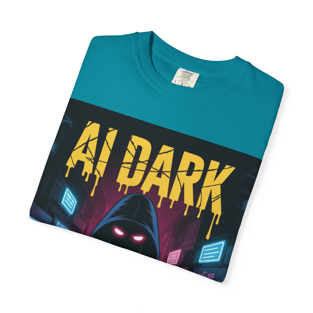 AI DARK  “Night Signal”  Unisex Garment-Dyed T-shirt