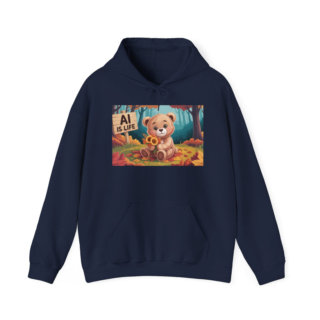 AI IS LIFE  " Cuddle Code "  Unisex Heavy Blend™ Hooded Sweatshirt