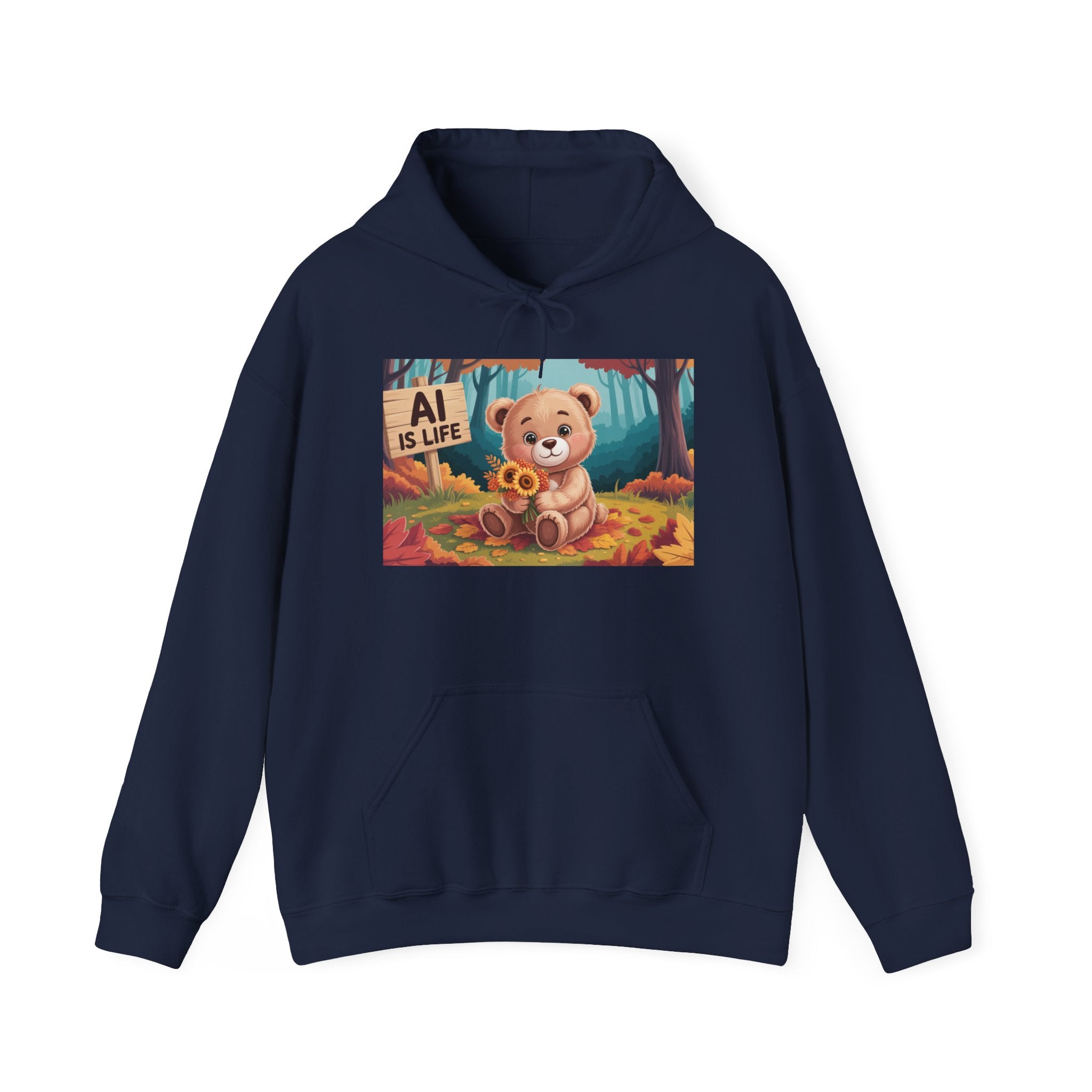 AI IS LIFE  " Cuddle Code "  Unisex Heavy Blend™ Hooded Sweatshirt