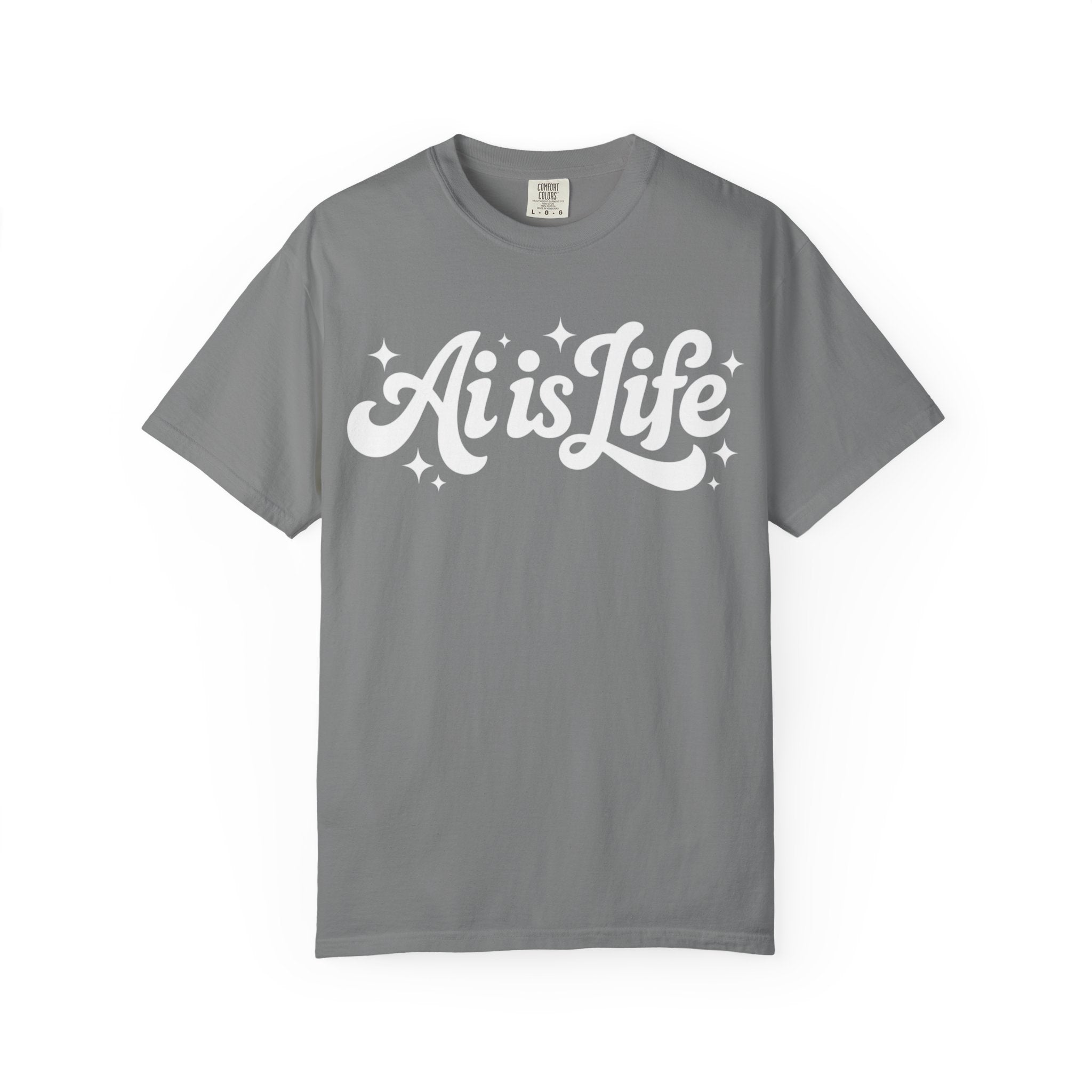 Ai is Life  "TechFlow Energy" Unisex Garment-Dyed T-shirt