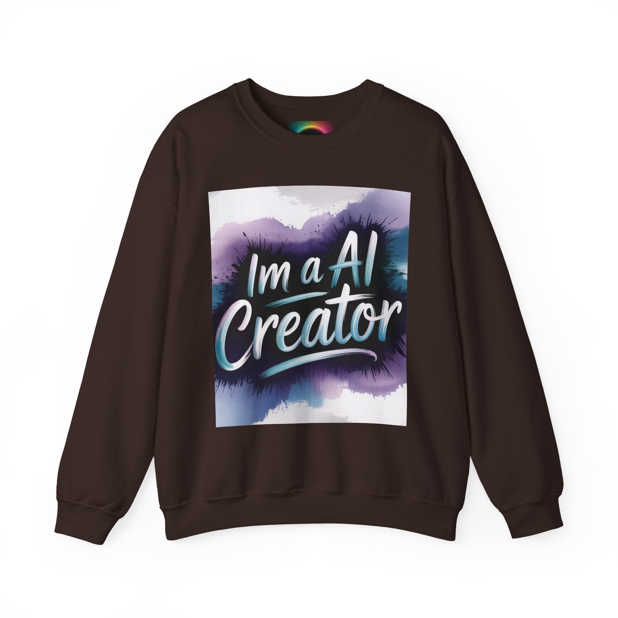 I’m a AI Creator "DIGITAL BRUSHSTROKE" Unisex Garment-Dyed Sweatshirt