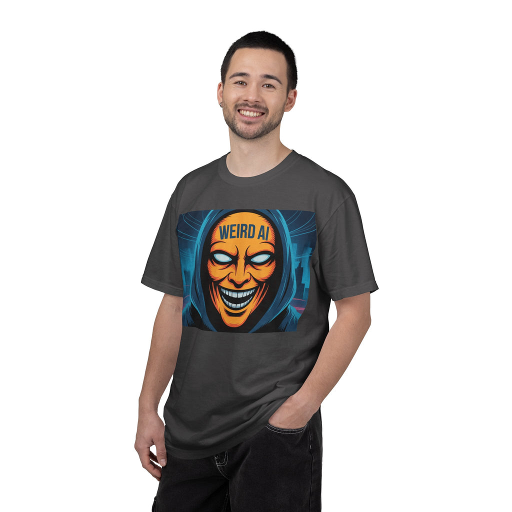 Weird AI "Masked Mode" Unisex Garment-Dyed T-shirt