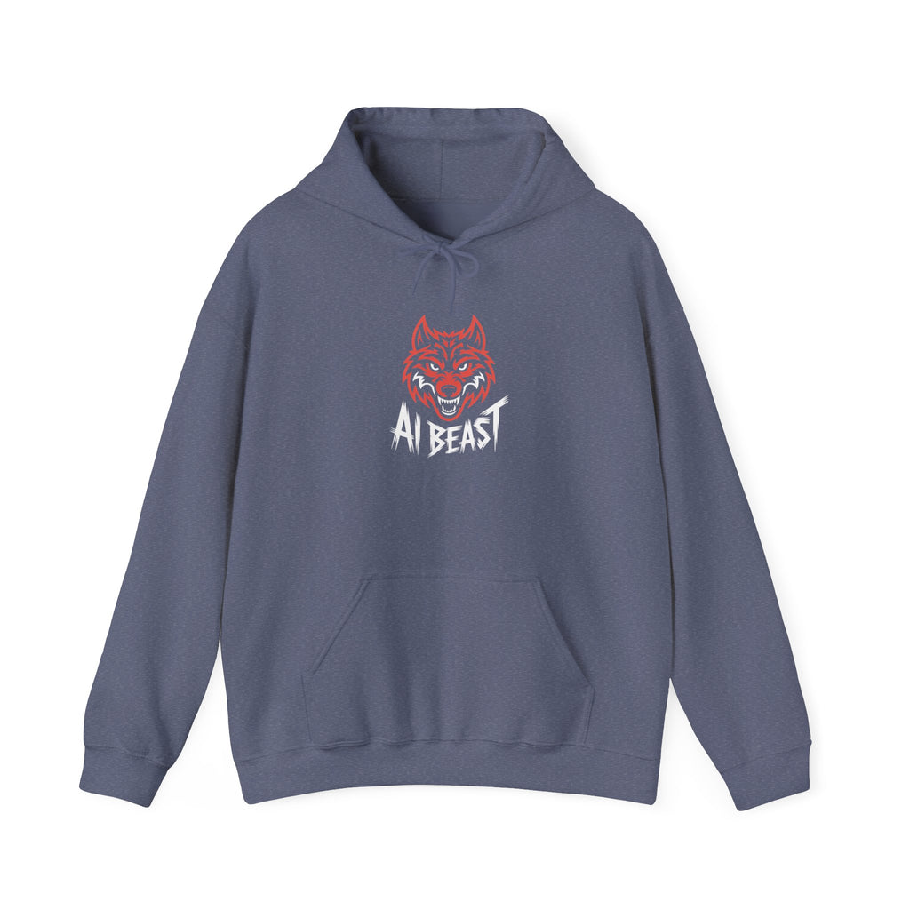 AI BEAST " Alpha Mode "  Unisex Heavy Blend™ Hooded Sweatshirt