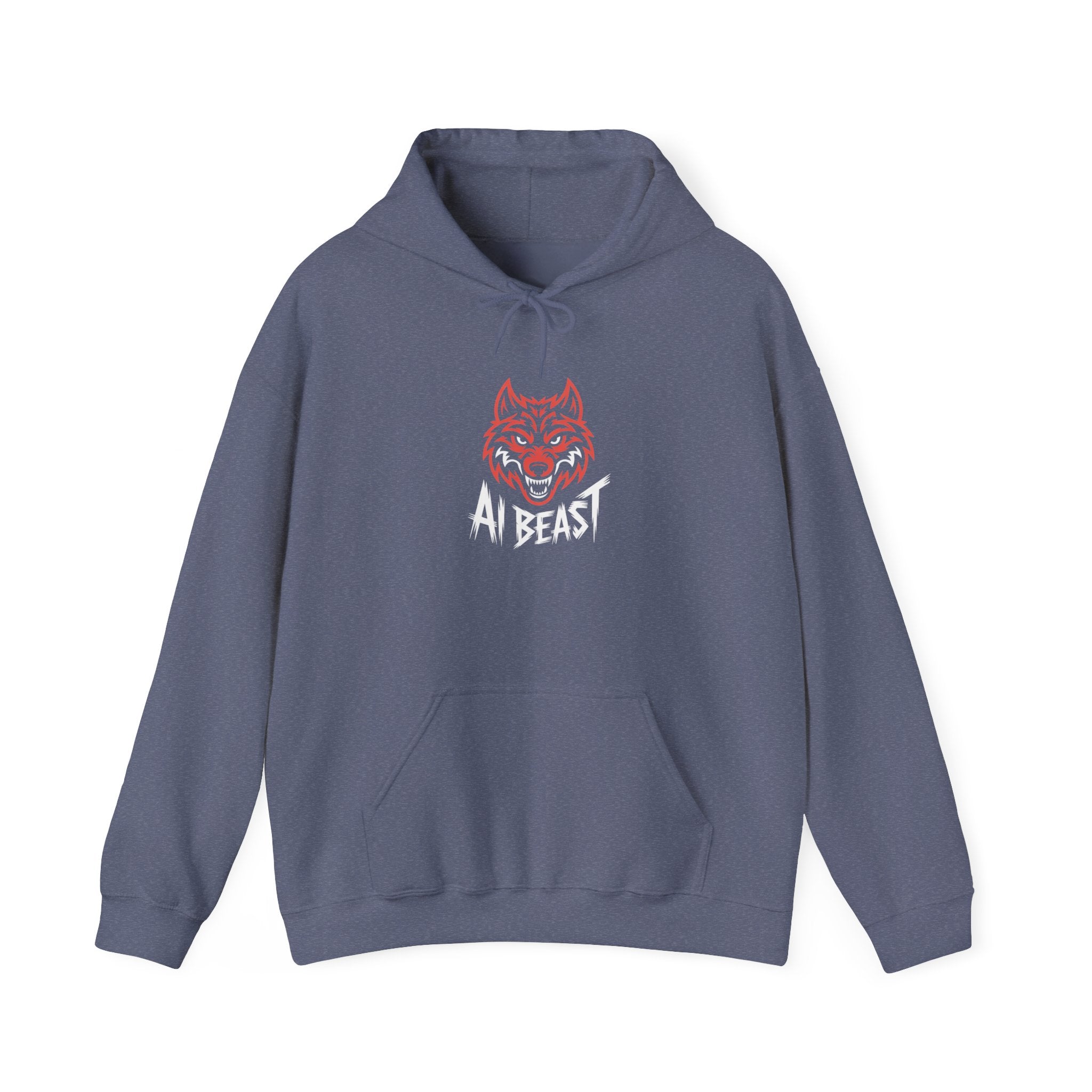 AI BEAST " Alpha Mode "  Unisex Heavy Blend™ Hooded Sweatshirt