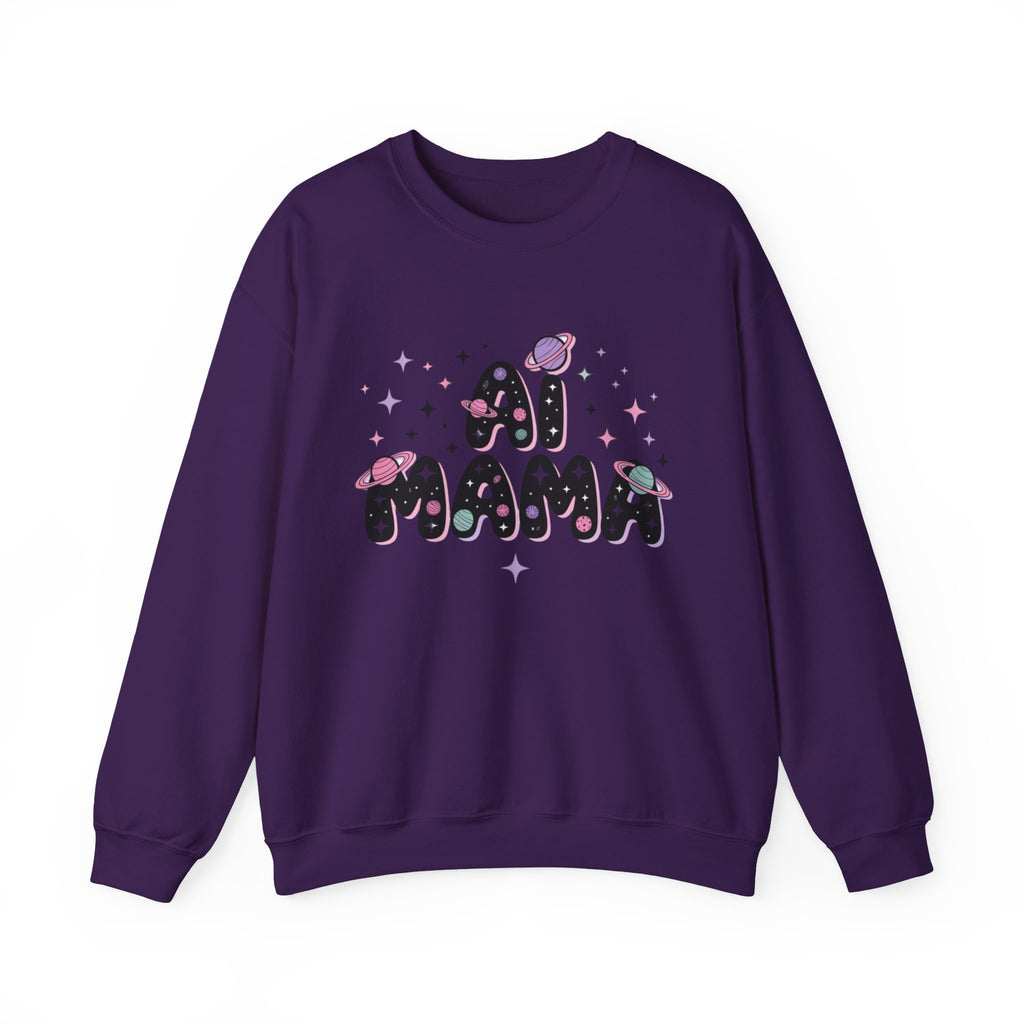 AI Mama "Digital Daydreamer" Unisex Heavy Blend™ Crewneck Sweatshirt