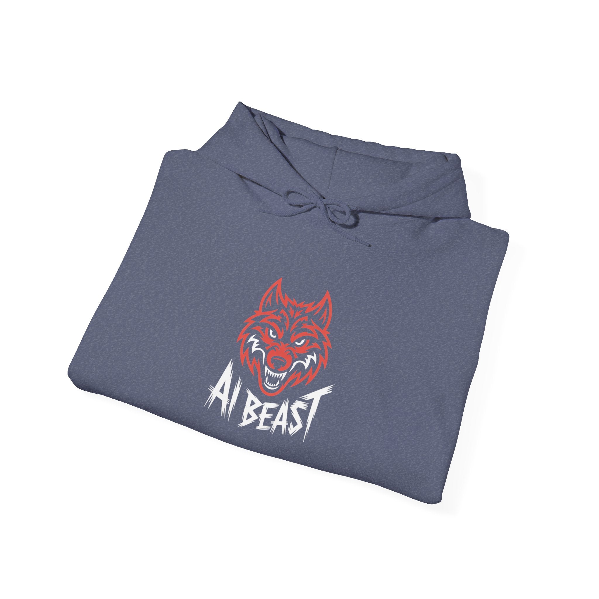AI BEAST " Alpha Mode "  Unisex Heavy Blend™ Hooded Sweatshirt