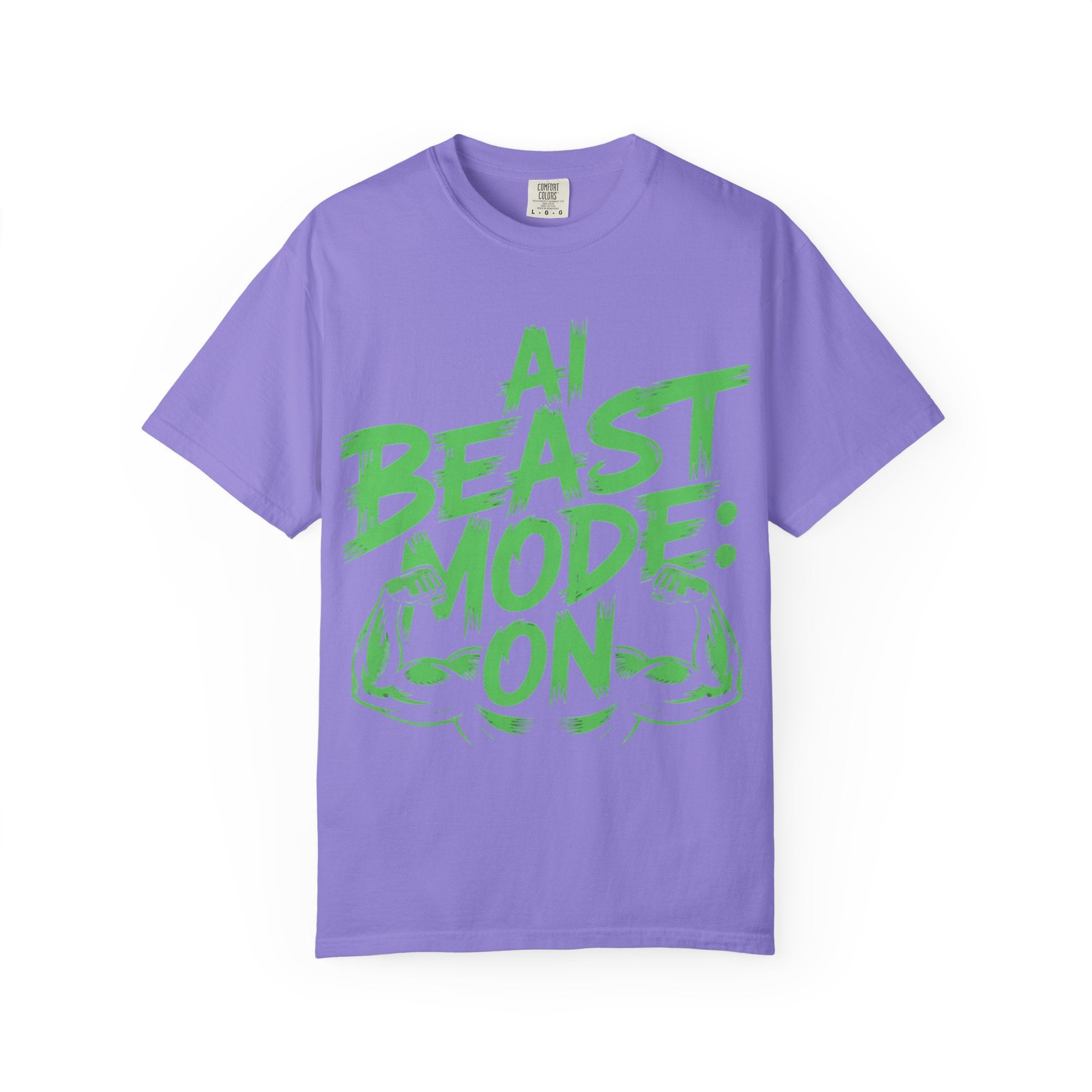 AI BEAST MODE: ON “DIGITAL HULK ENERGY” Unisex Garment-Dyed T-shirt