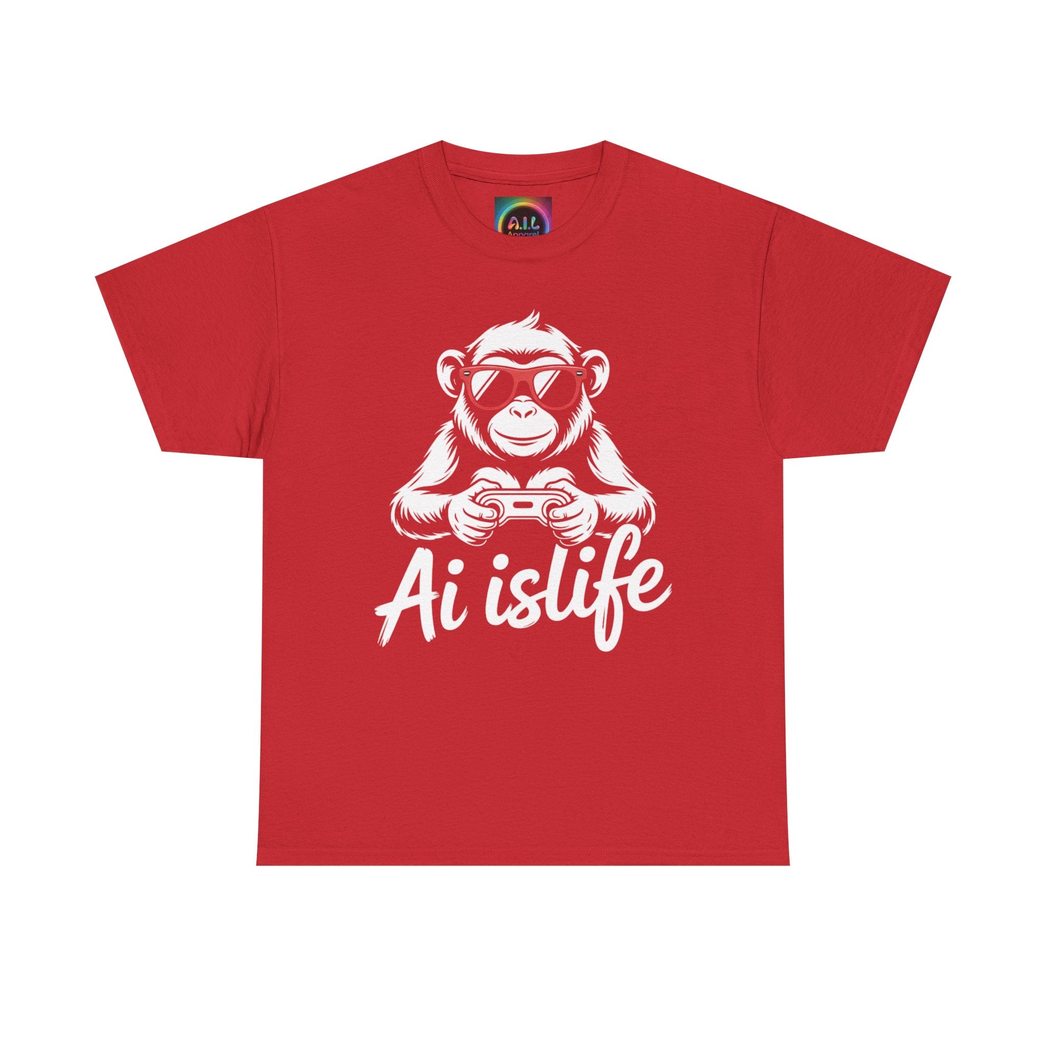 AI Is Life "GAMER CHIMP ELITE" Unisex Graphic T-Shirt