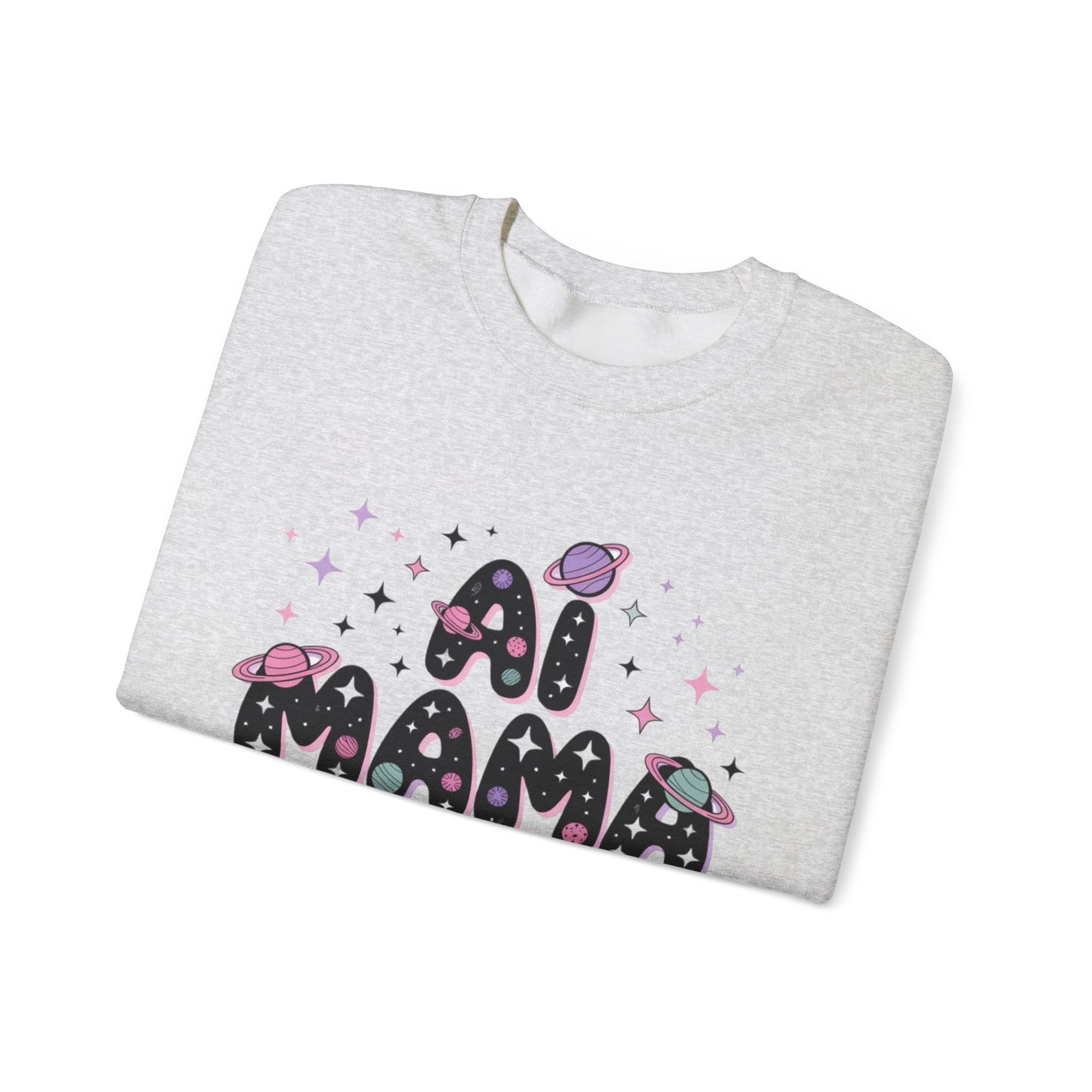 AI Mama "Digital Daydreamer" Unisex Heavy Blend™ Crewneck Sweatshirt