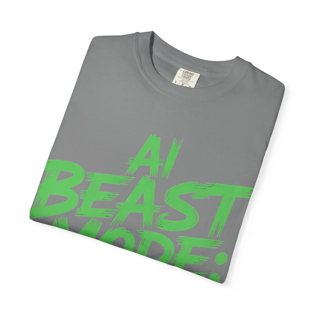 AI BEAST MODE: ON “DIGITAL HULK ENERGY” Unisex Garment-Dyed T-shirt