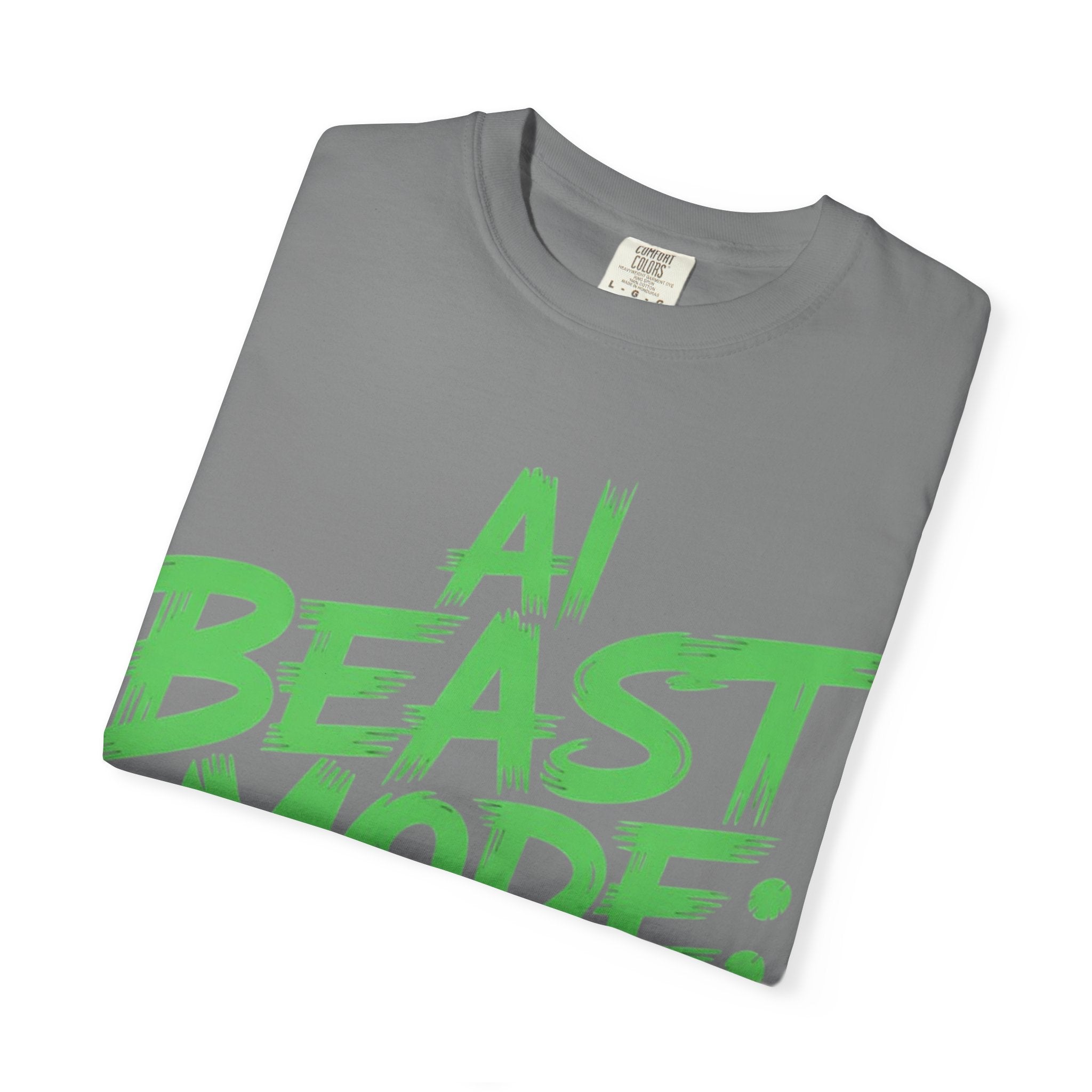 AI BEAST MODE: ON “DIGITAL HULK ENERGY” Unisex Garment-Dyed T-shirt
