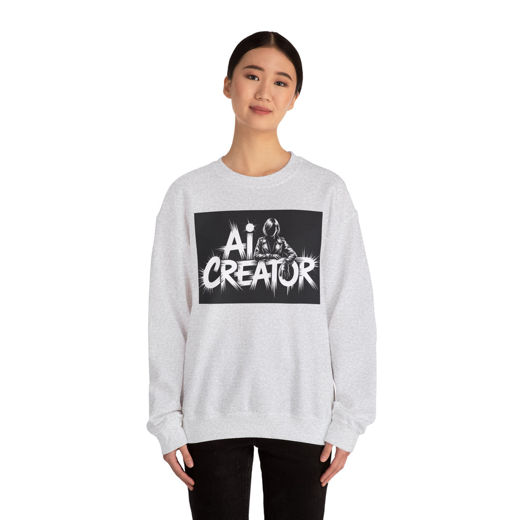 AI Creator  "Digital Rebel" Unisex Heavy Blend™ Crewneck Sweatshirt