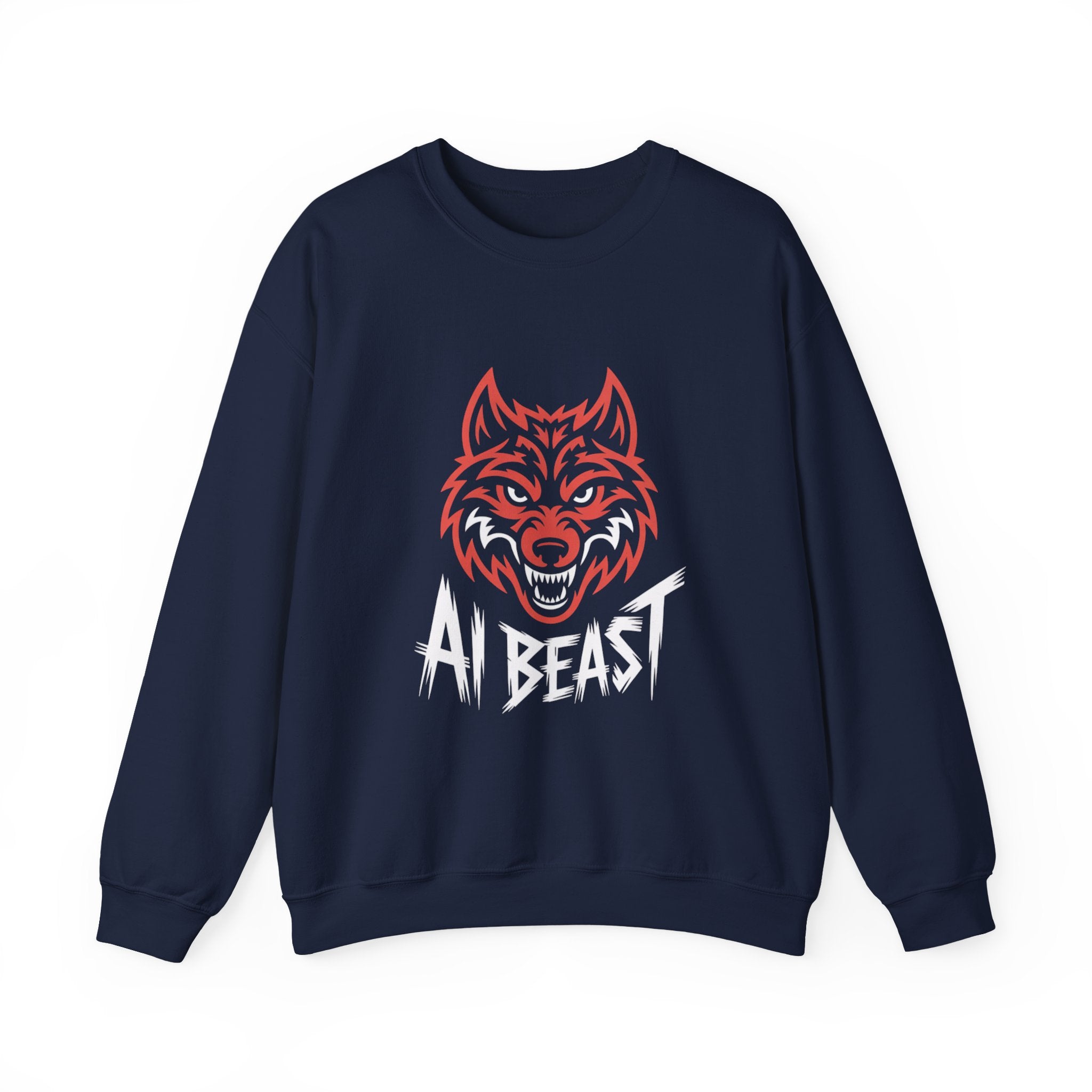 AI BEAST " Alpha Mode " Unisex Heavy Blend™ Crewneck Sweatshirt