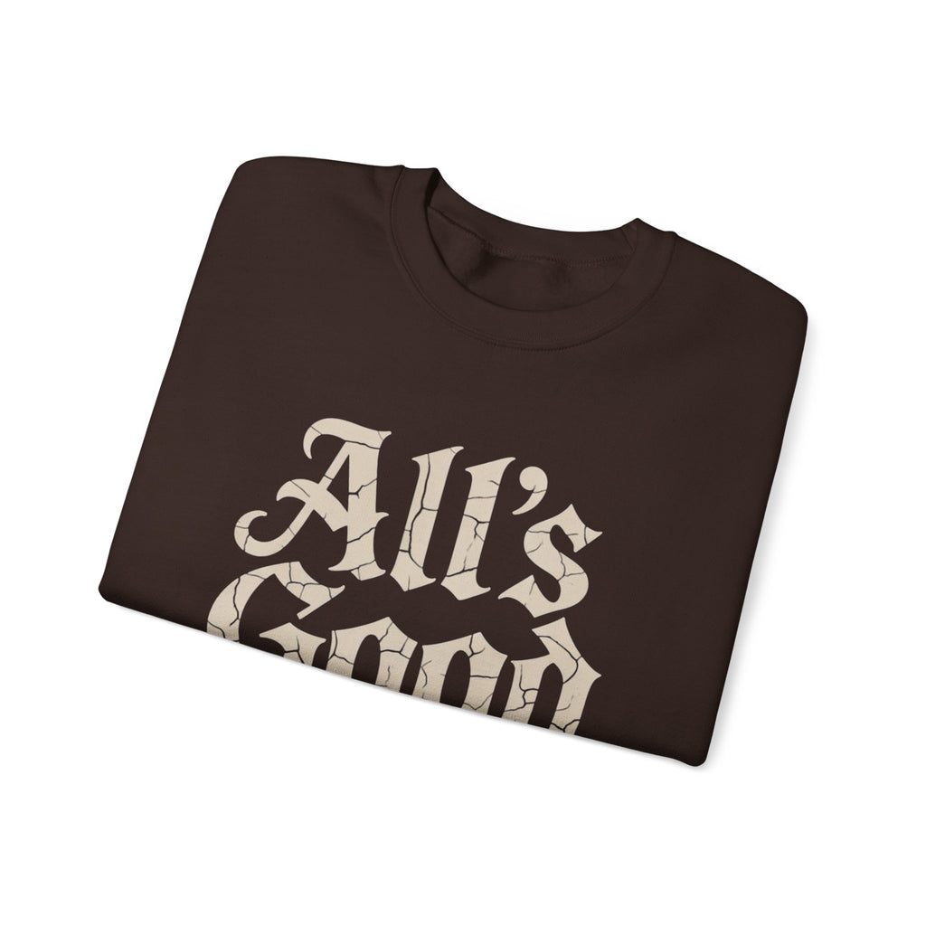 ALL’S GOOD WITH AI “Cracked Code Classic” Unisex Heavy Blend Crewneck Sweatshirt