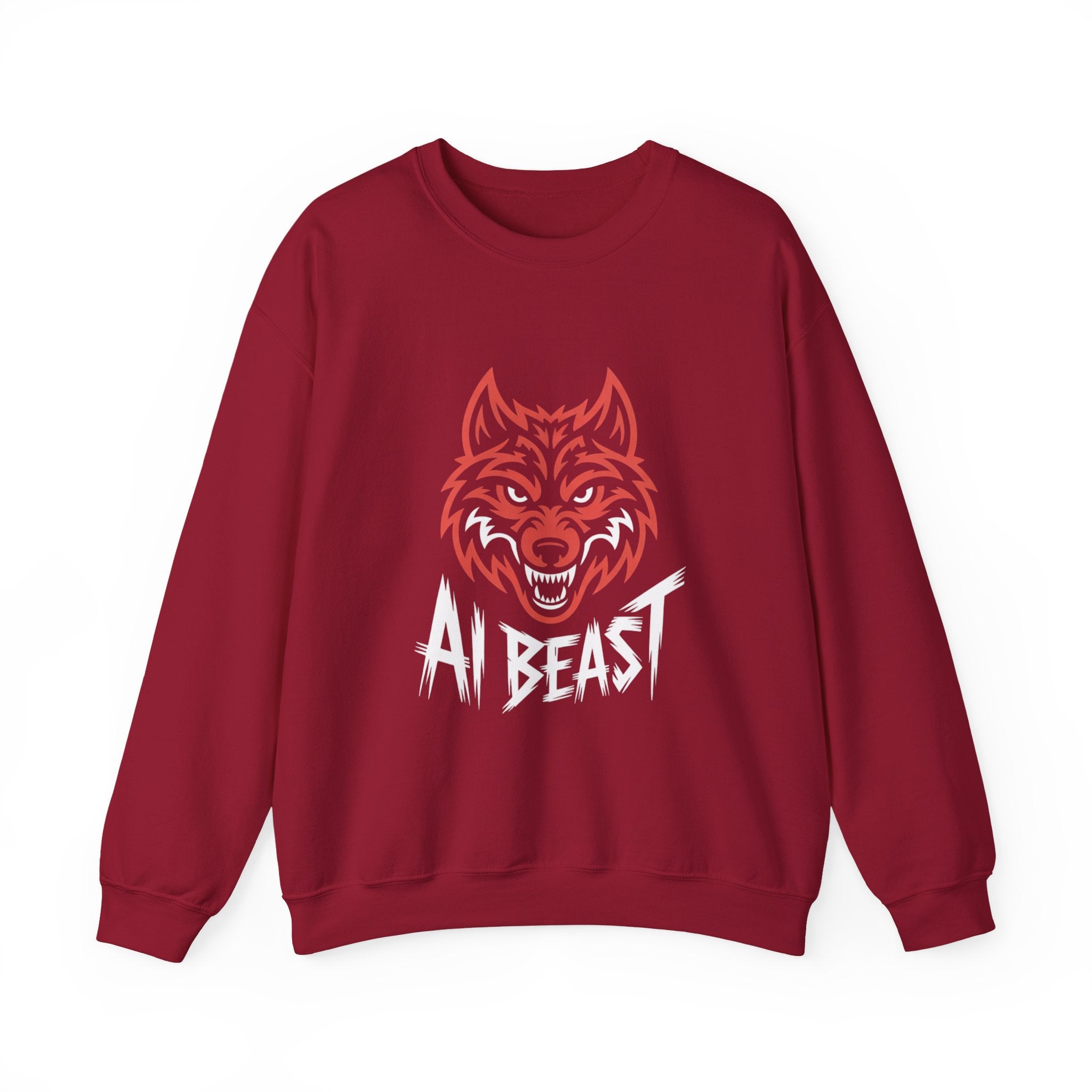 AI BEAST " Alpha Mode " Unisex Heavy Blend™ Crewneck Sweatshirt