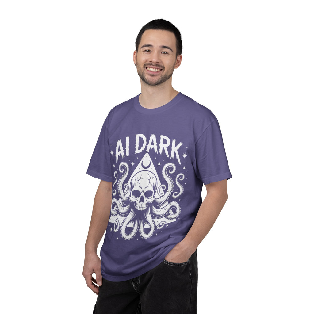 AI Dark  "Nightmare Network"  Unisex Garment-Dyed T-shirt