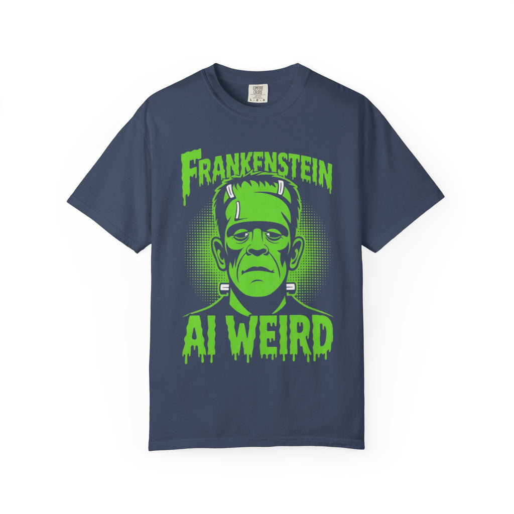 AI Weird  "Frankenbyte" Unisex Garment-Dyed T-shirt