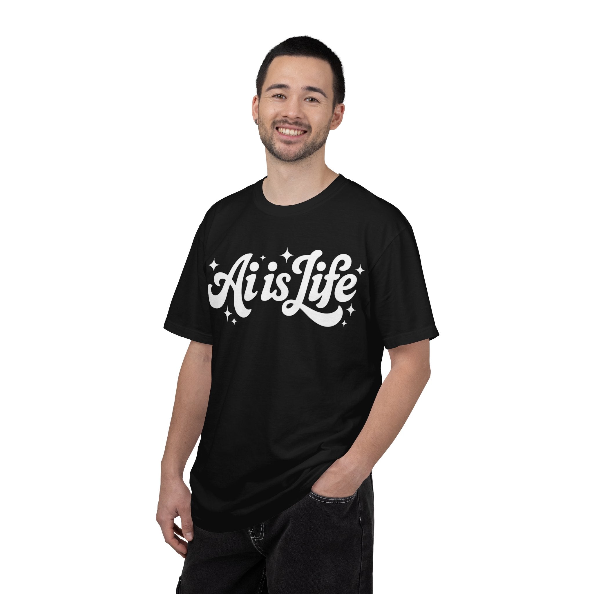 Ai is Life  "TechFlow Energy" Unisex Garment-Dyed T-shirt