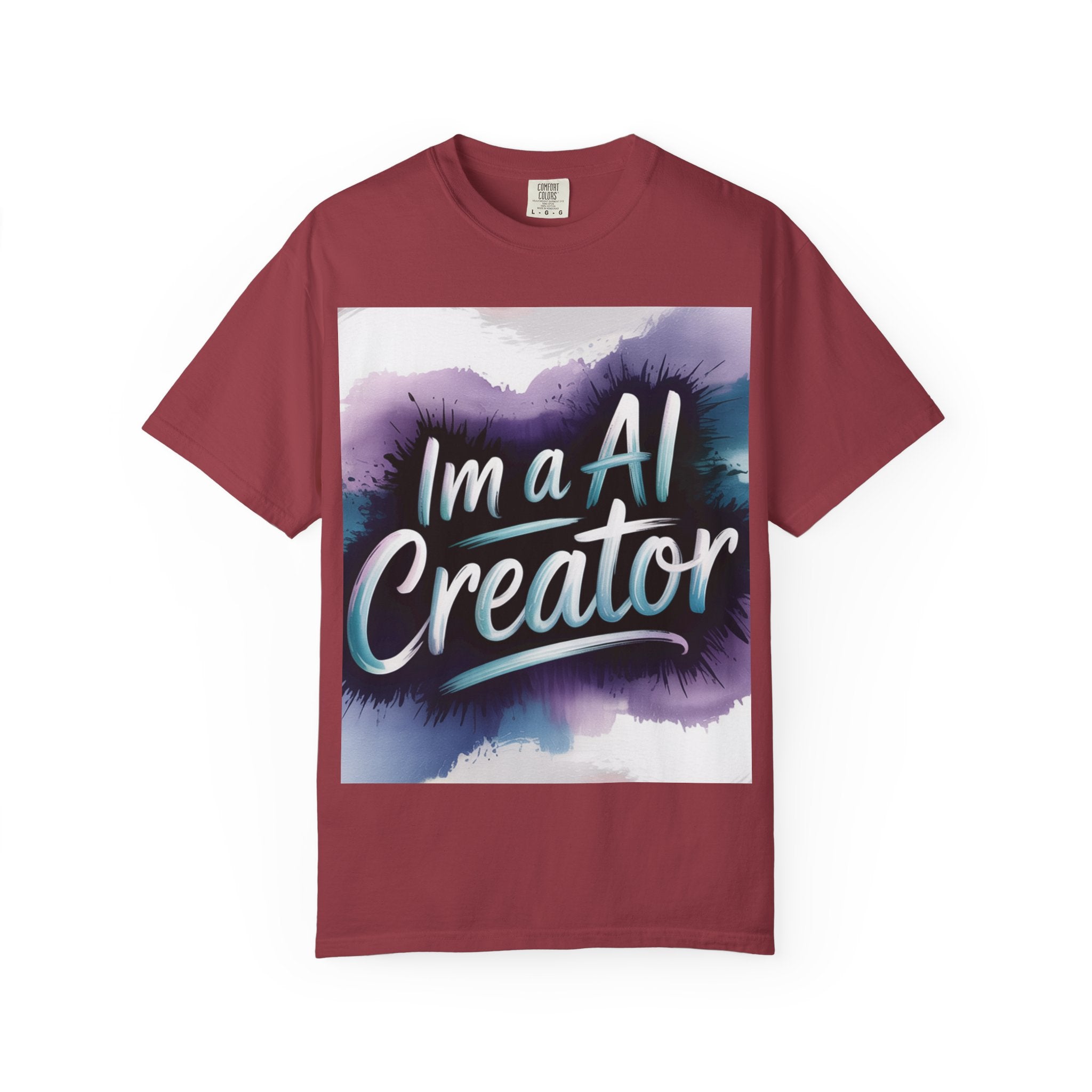 I’m a AI Creator “DIGITAL BRUSHSTROKE” Unisex Garment-Dyed T-shirt -