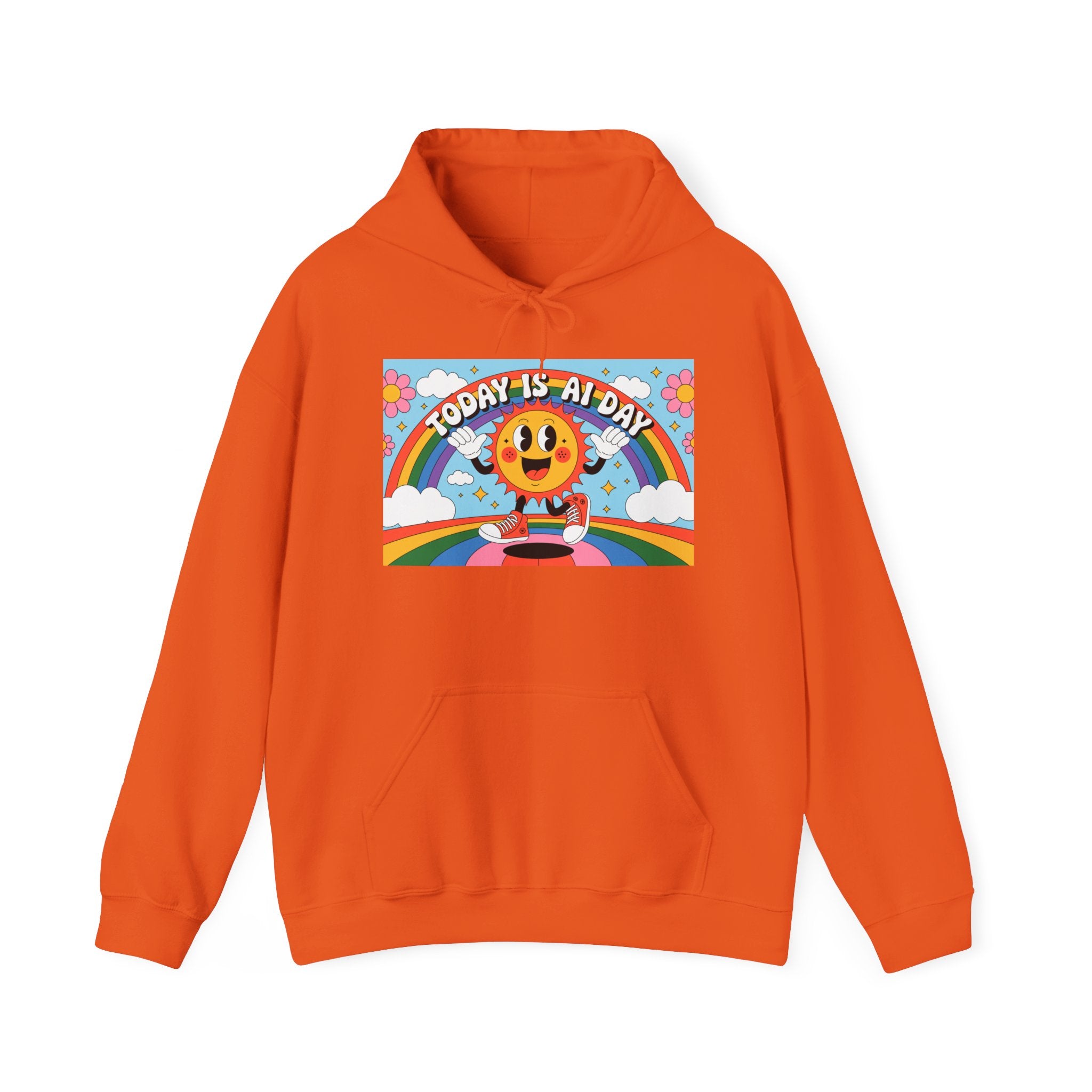 Today Is AI Day  "Sunshine Circuit" Unisex Sweatshirt, Fun Casual Wear