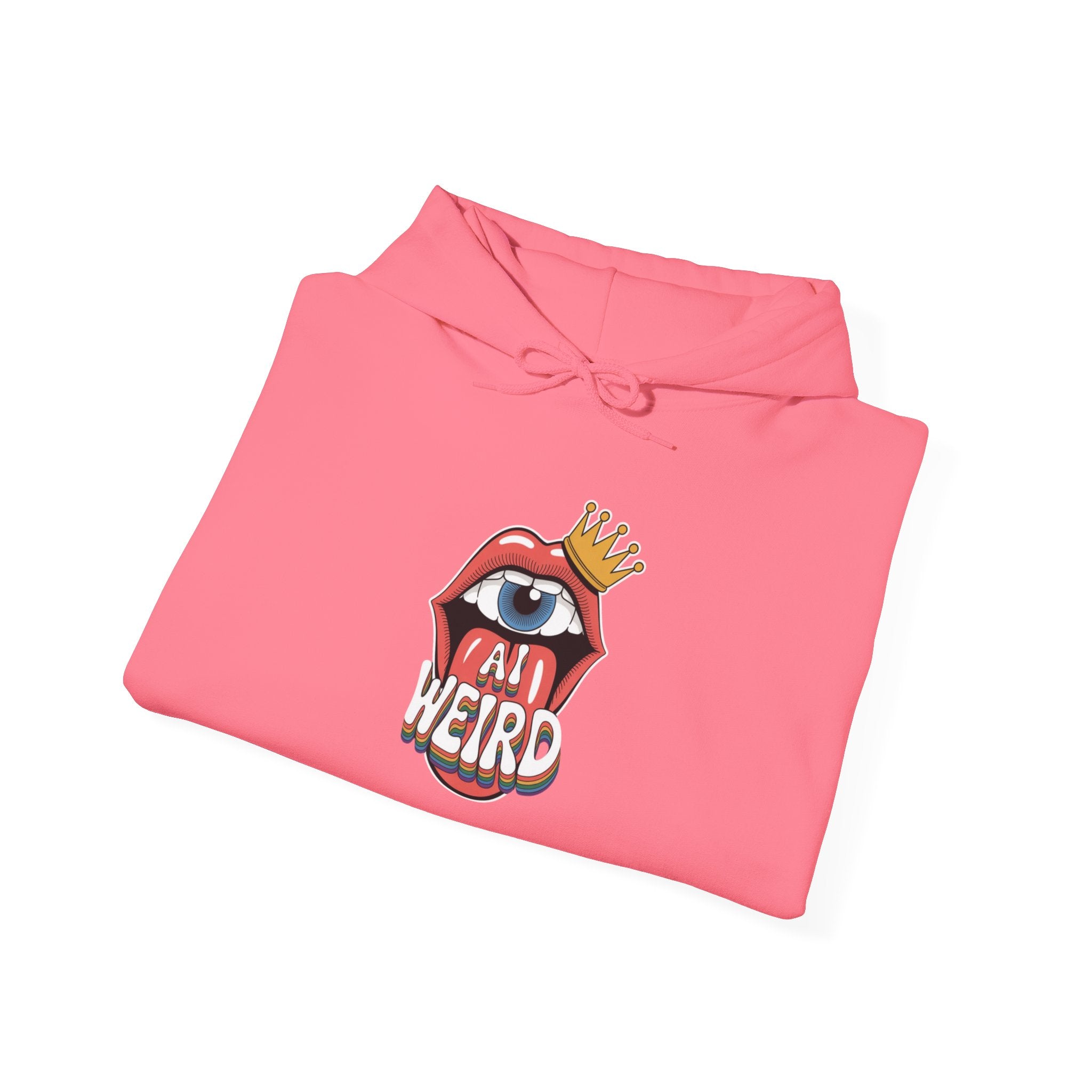 Ai Weird  "Royal Oddbyte" Unisex Heavy Blend™ Hooded Sweatshirt